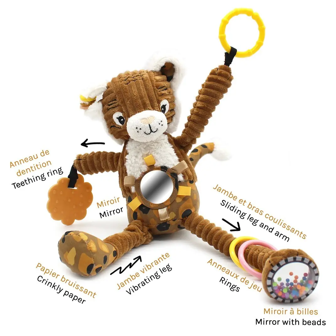 Peluche Deglingos D'Activites Nomade Speculos Le Tigre Peluche Deglingos D'Activites Nomade Speculos Le Tigre