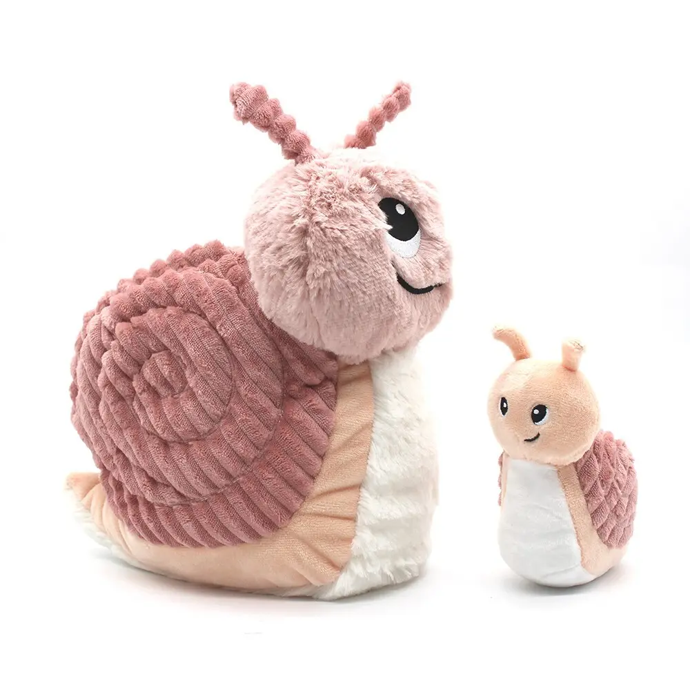 Plüschtier Deglingos Ptipotos Escargot Maman/Bebe