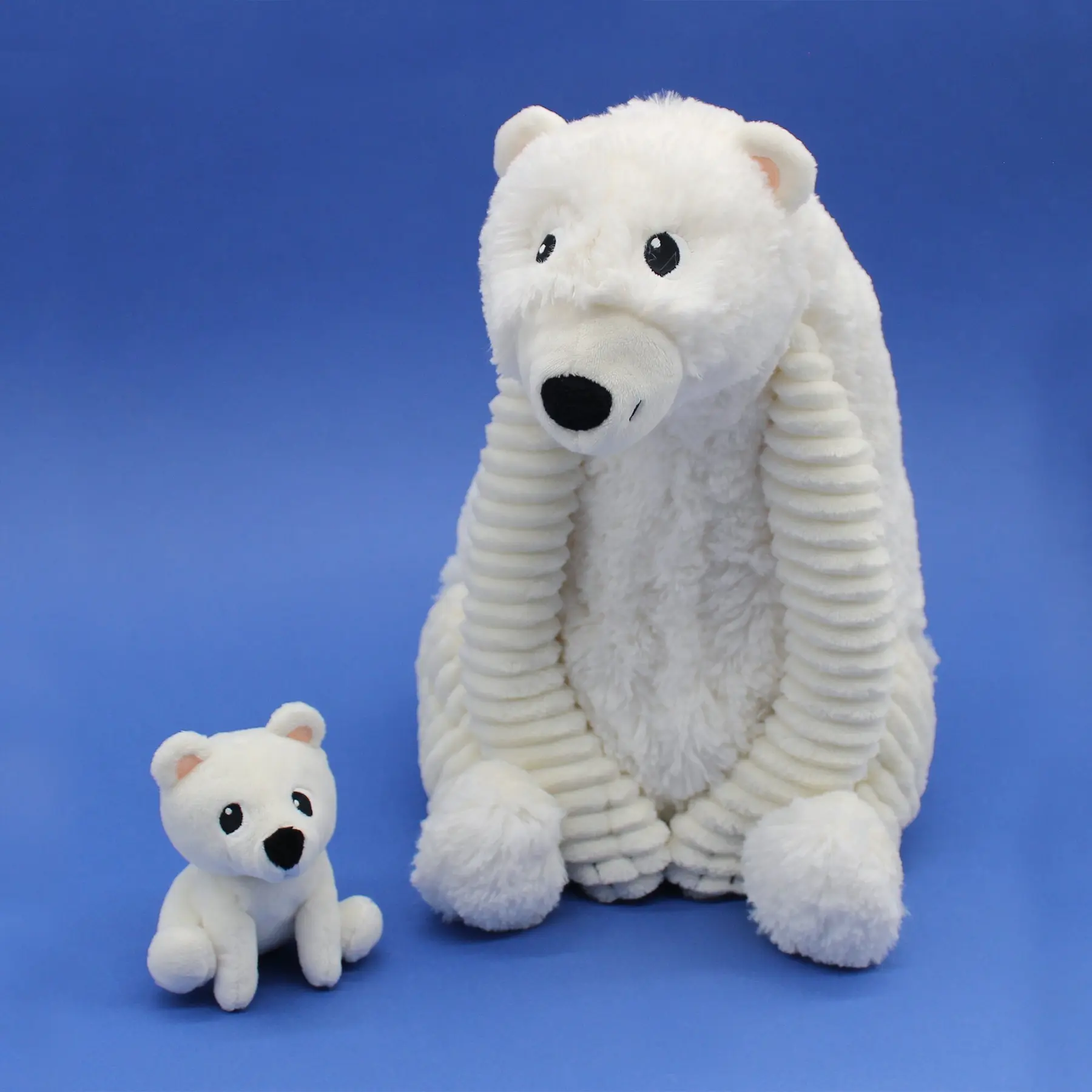 Plüschtier Deglingos Ptipotos Ours Polaire Maman/Bebe