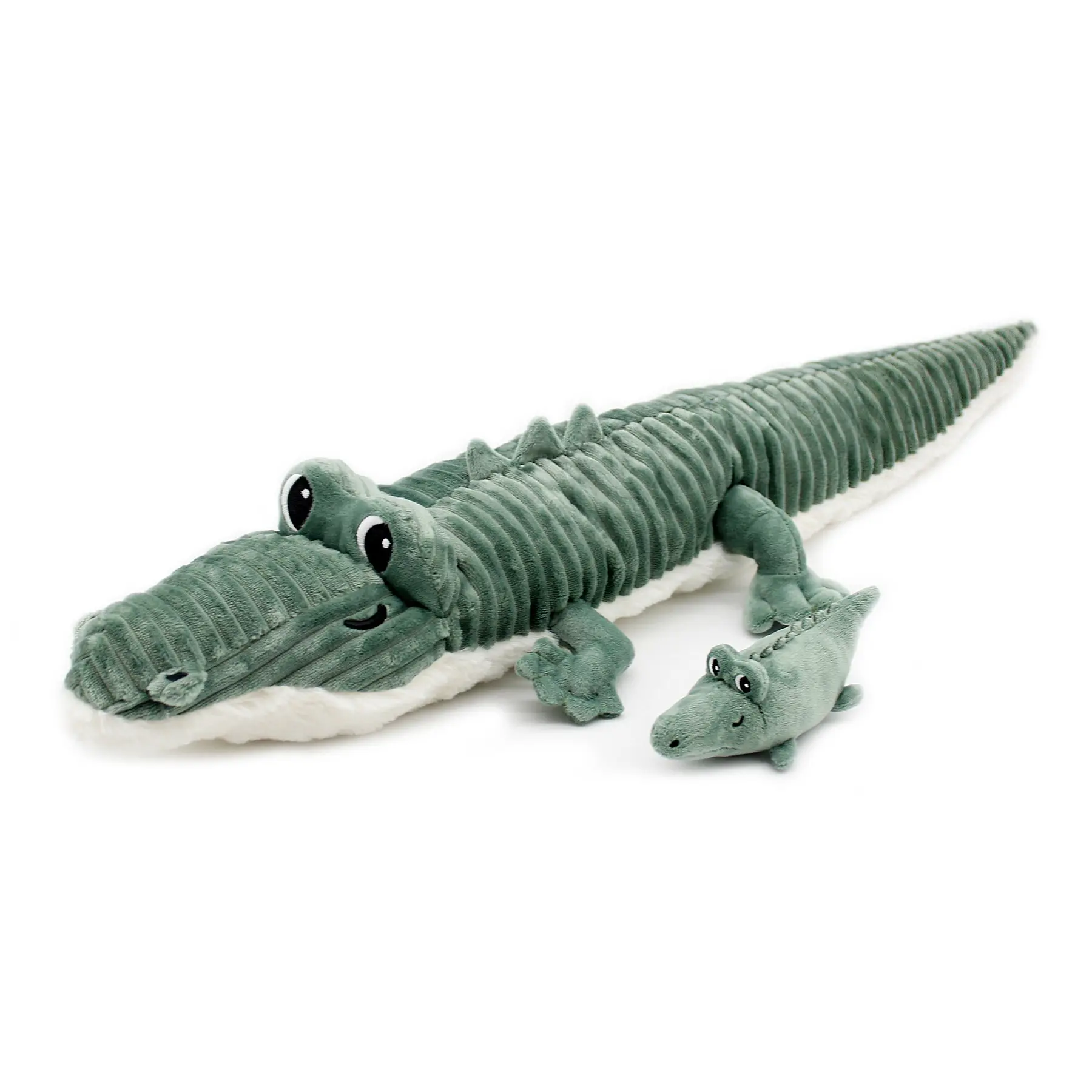 Plüschtier Deglingos Ptipotos Crocodile Maman/Bebe