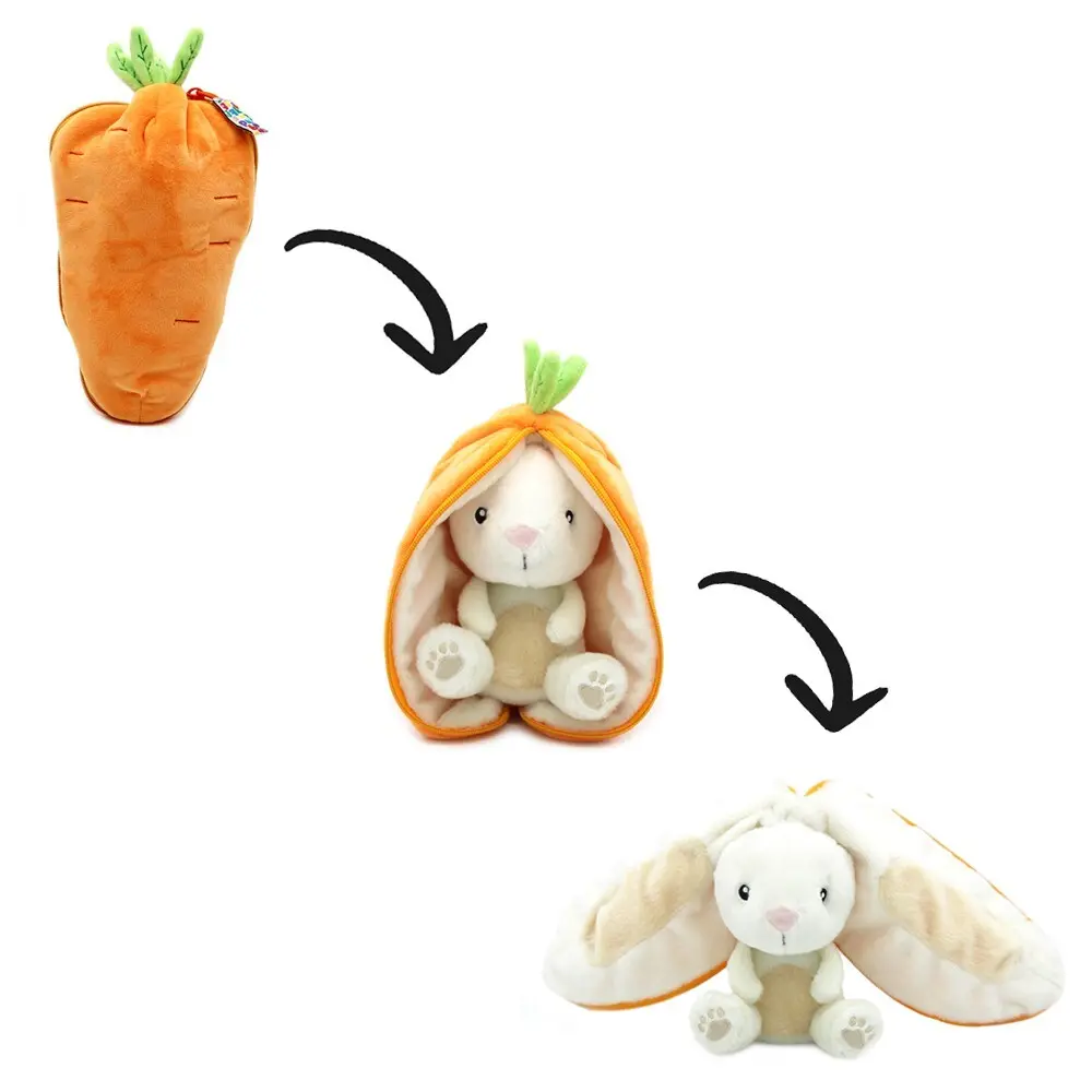 Plüschtier Deglingos Flipetz Veggies Lapin Carotte