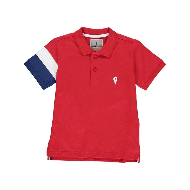 Kurzärmeliges Polo-Shirt Kind Degré Celsius