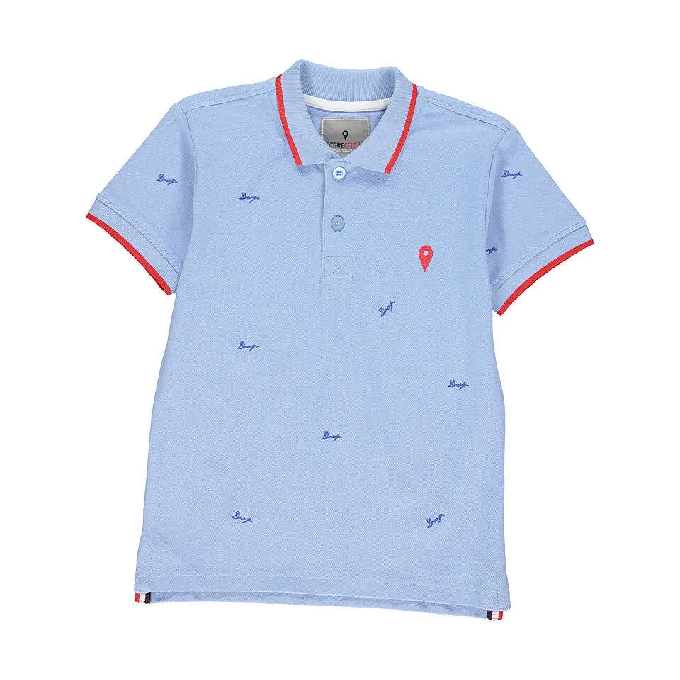 Kurzärmeliges Polo-Shirt Kind Degré Celsius