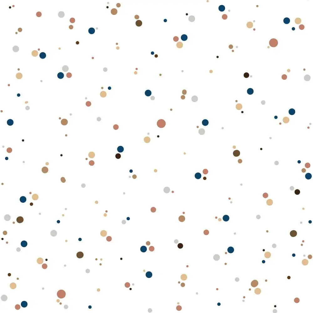 Einfache Tapete Muster Baby Dekornik Dots Minimini Cinnamon