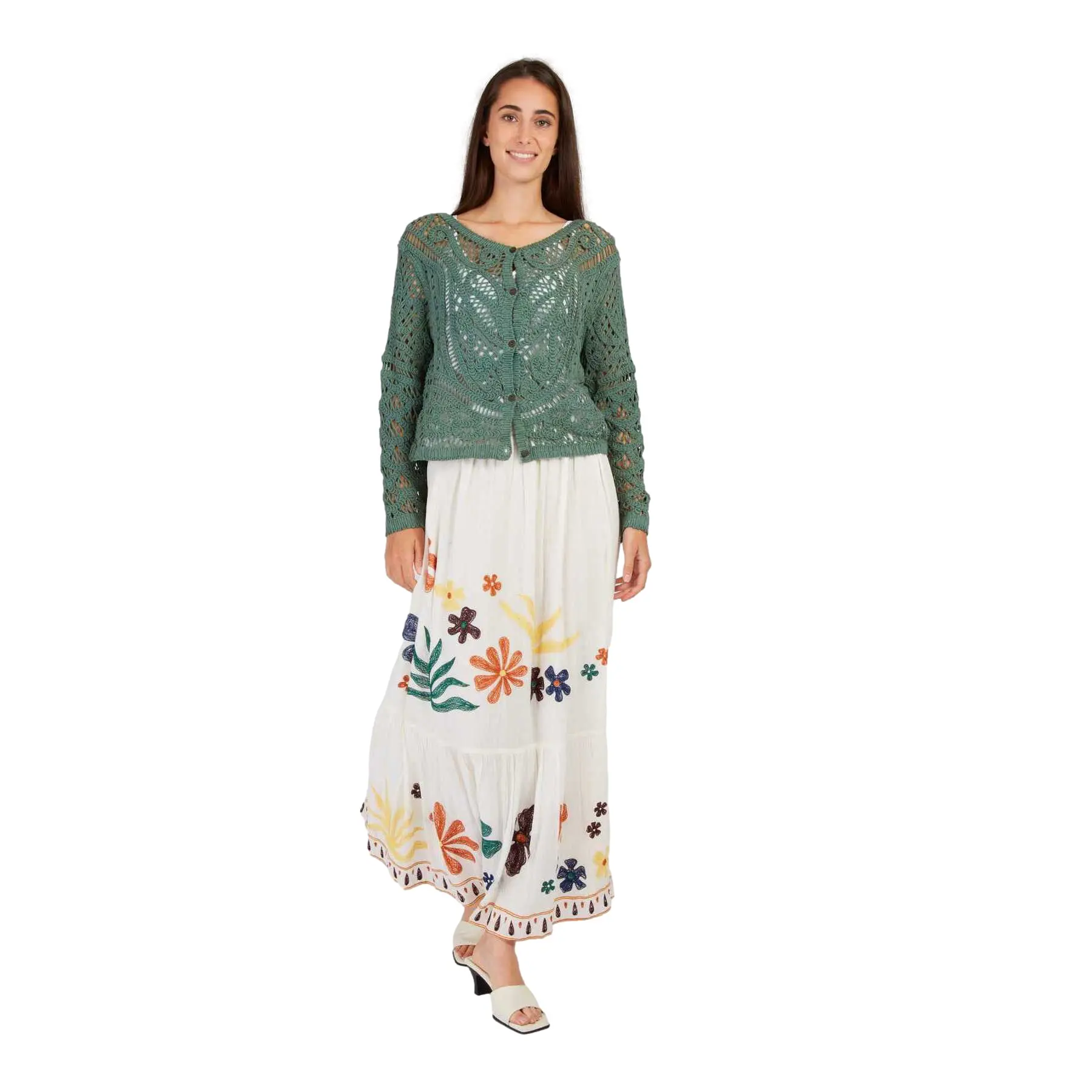 Gonna lunga floreale donna  Albi