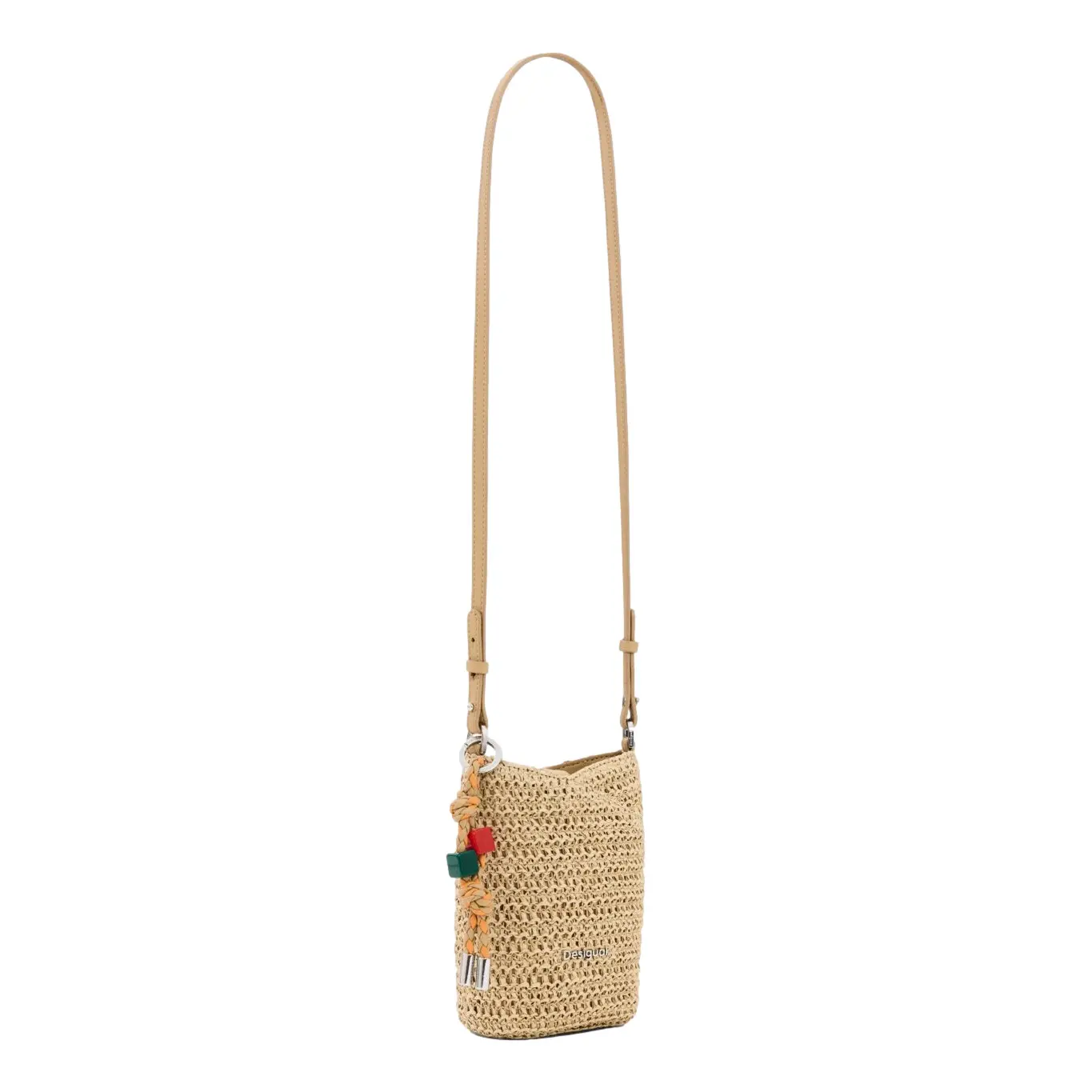 Portafoglio donna Desigual Half Logo Raffia Helene