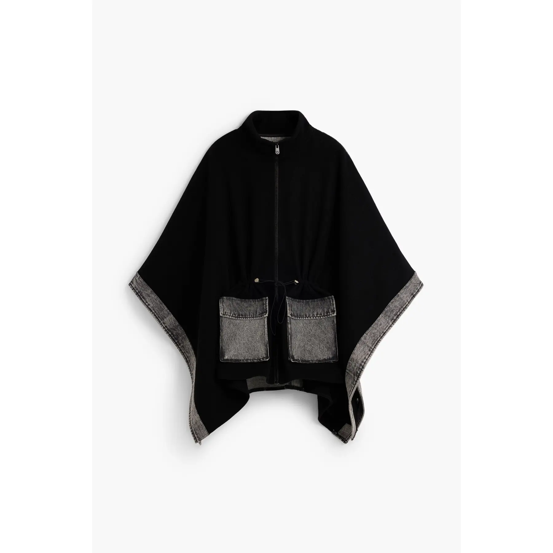 Denim-Poncho Damen Desigual