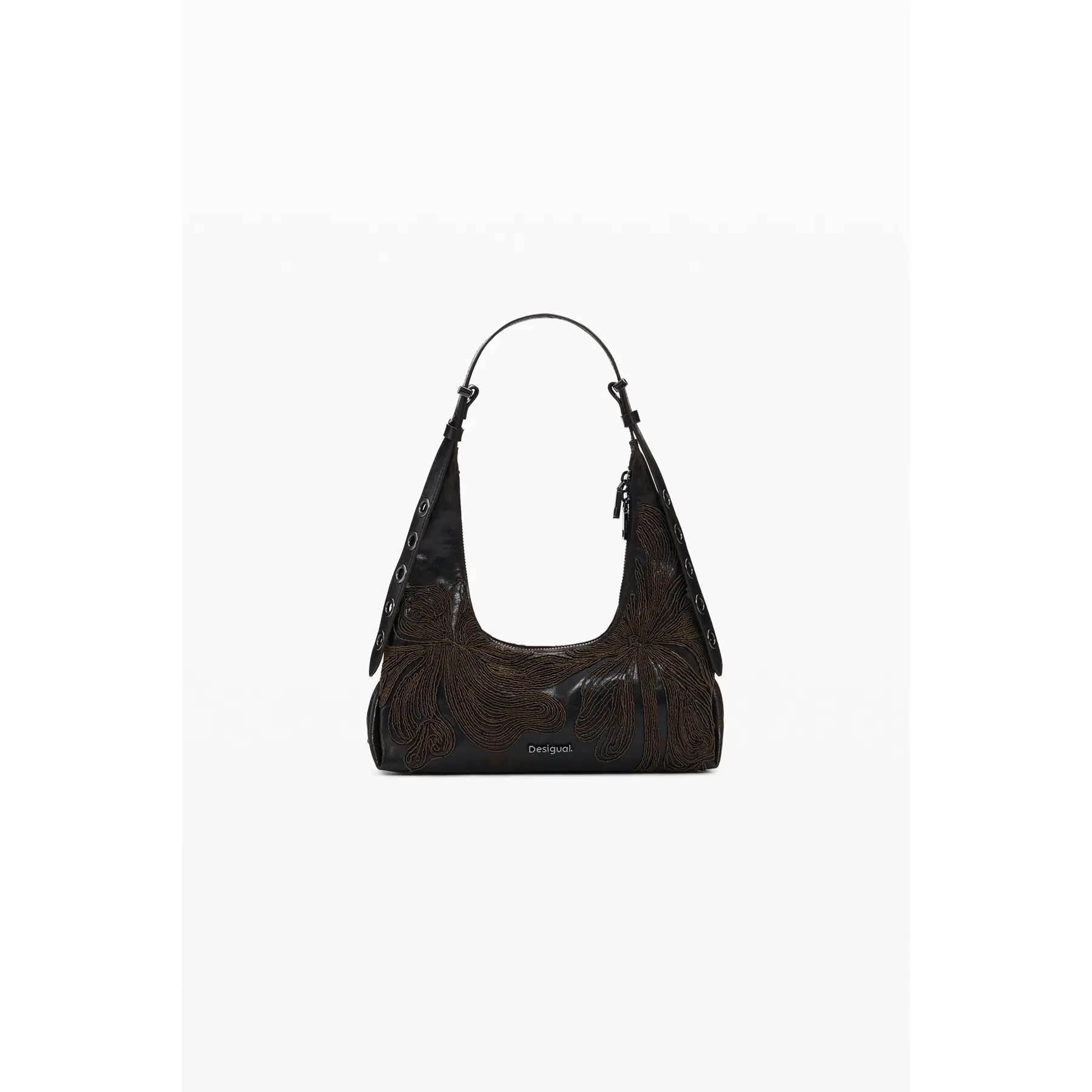 Desigual Women's Marron Shoulder Bag Mistral Busan - Image 4