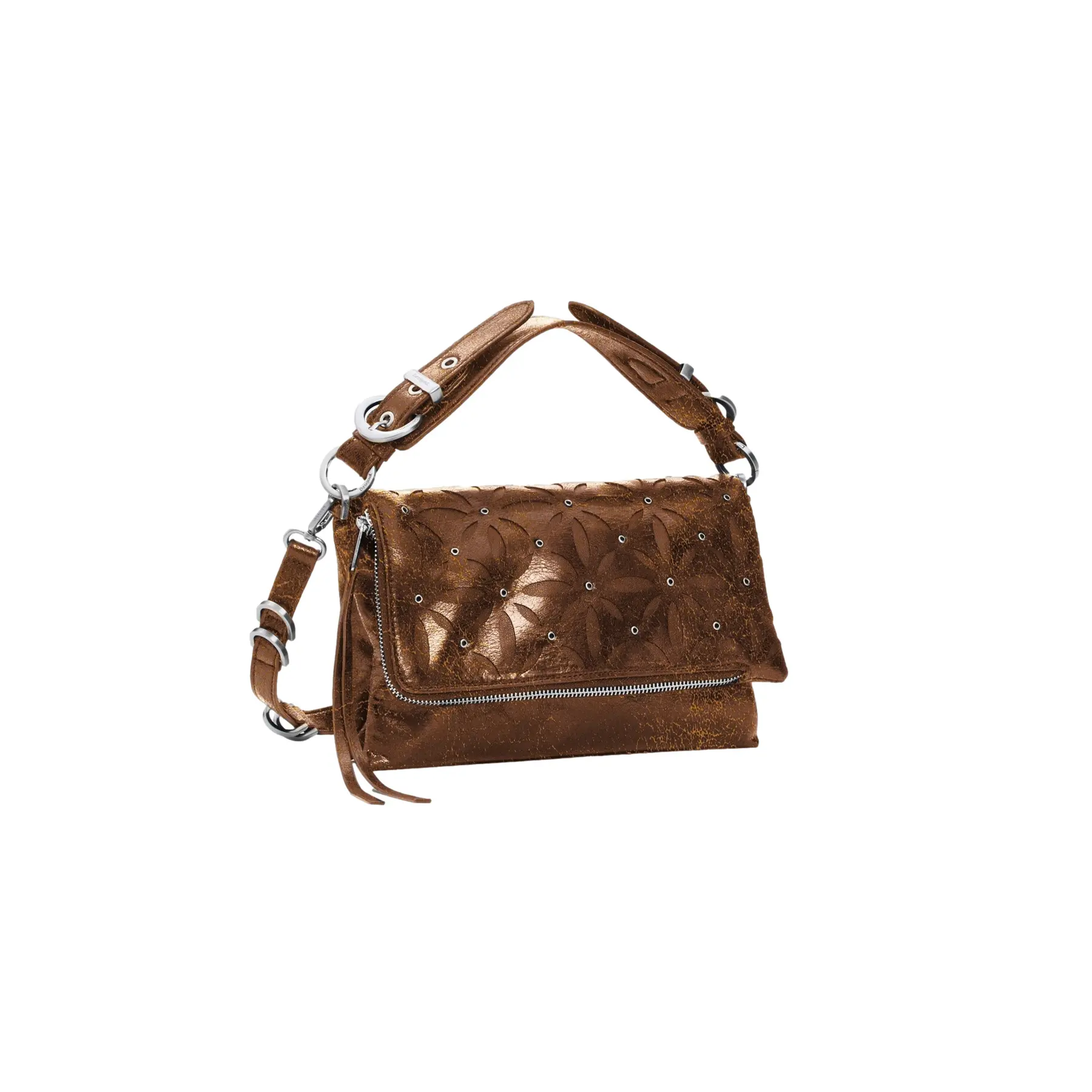 Desigual Women's Marron Shoulder Bag Coriolis Murano