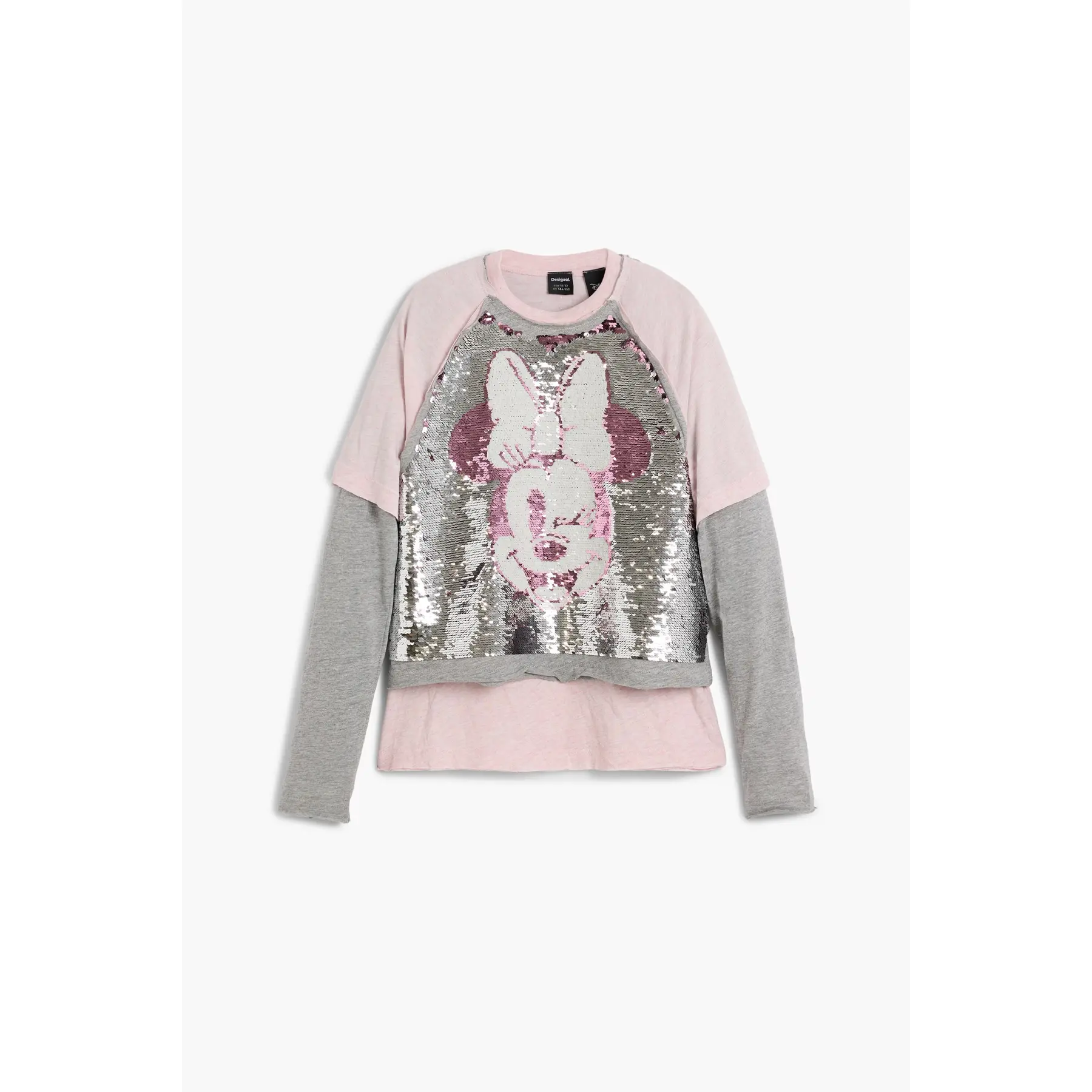 T-shirt da bambina Desigual Minnie Sequins