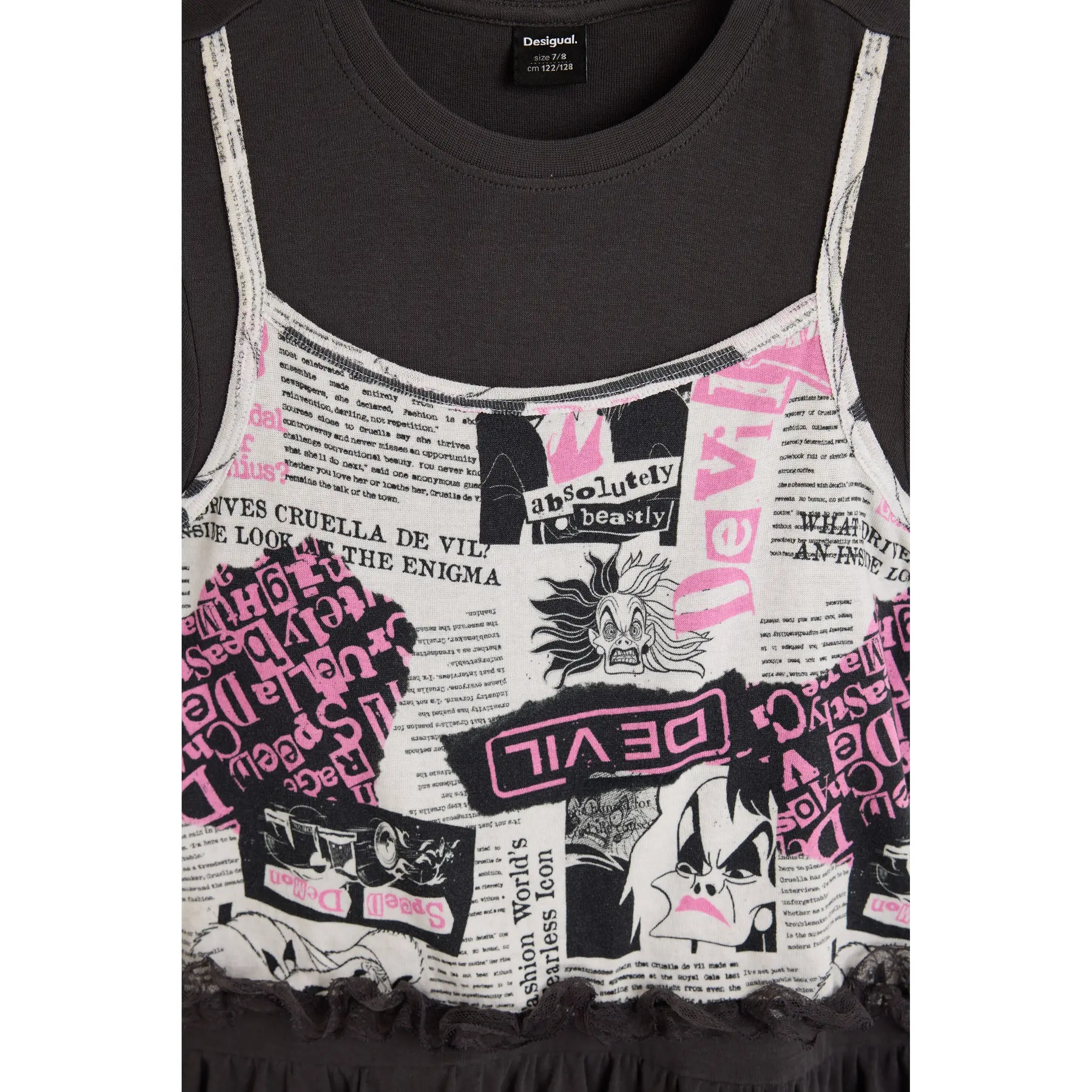 T-shirt fille Desigual Cruella T-shirt fille Desigual Cruella