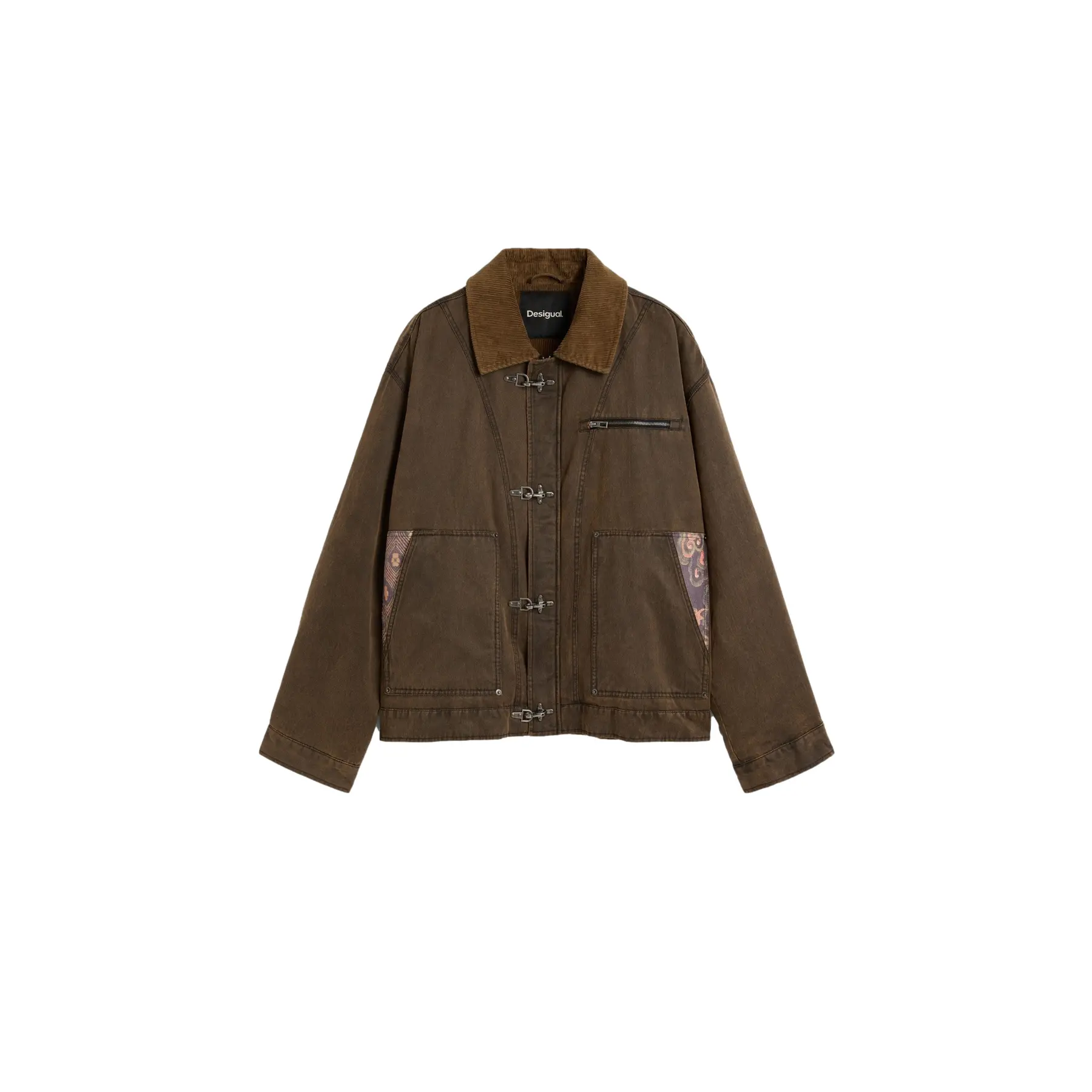 Veste aus gewachstem Steppstoff Desigual