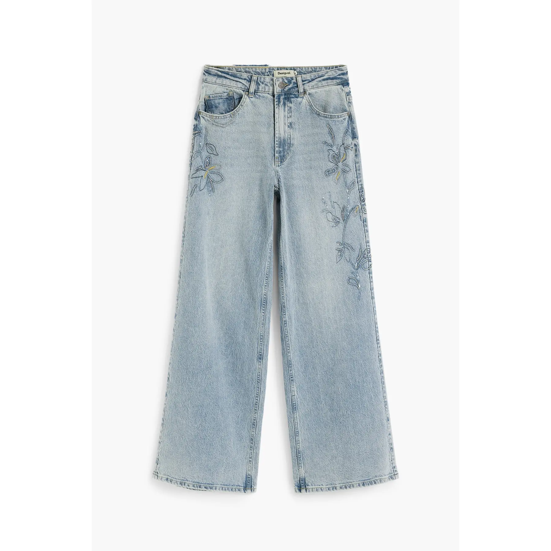 Jeans Wide Leg femme Desigual Fairy Jeans Wide Leg femme Desigual Fairy