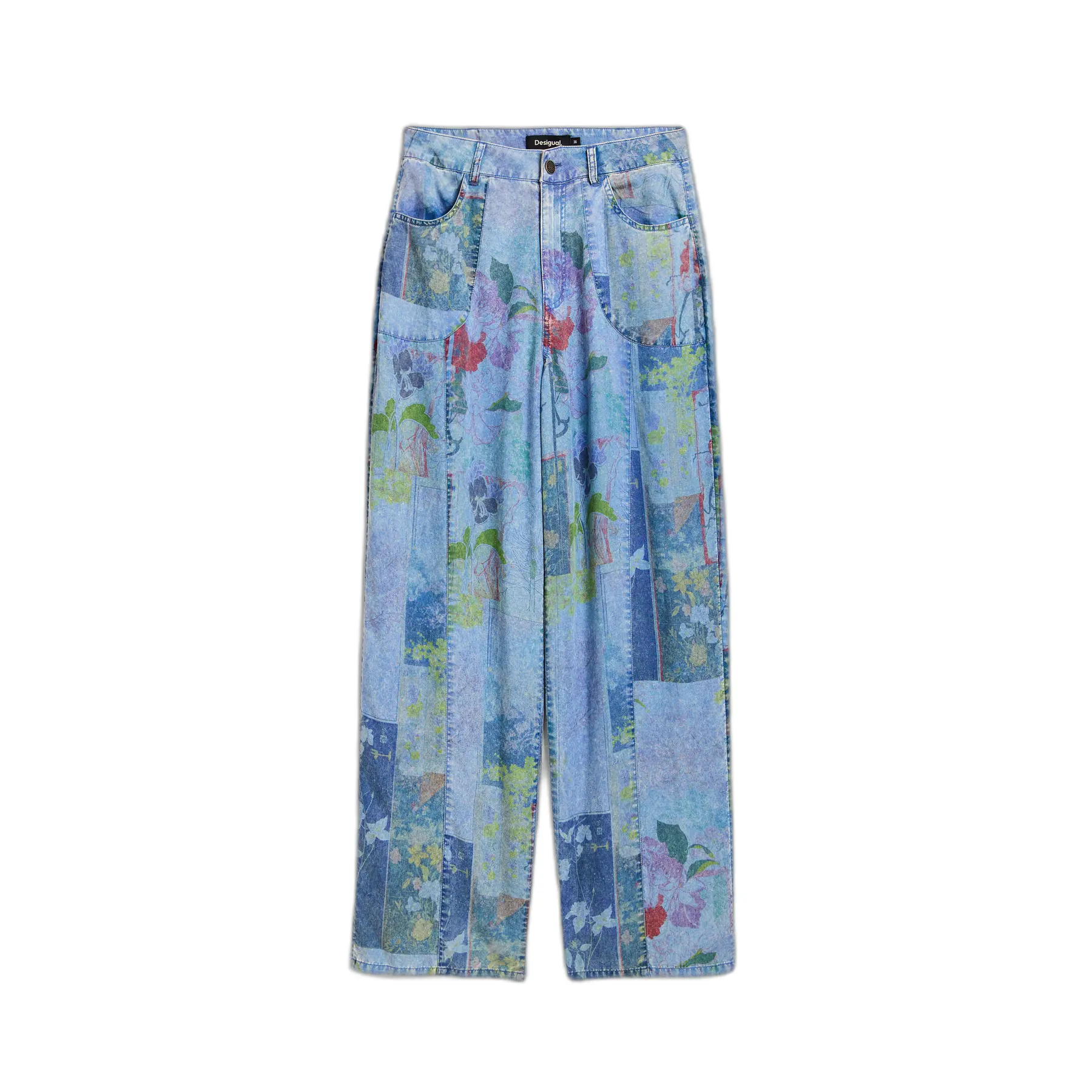 Jeans dritti donna Desigual Pure