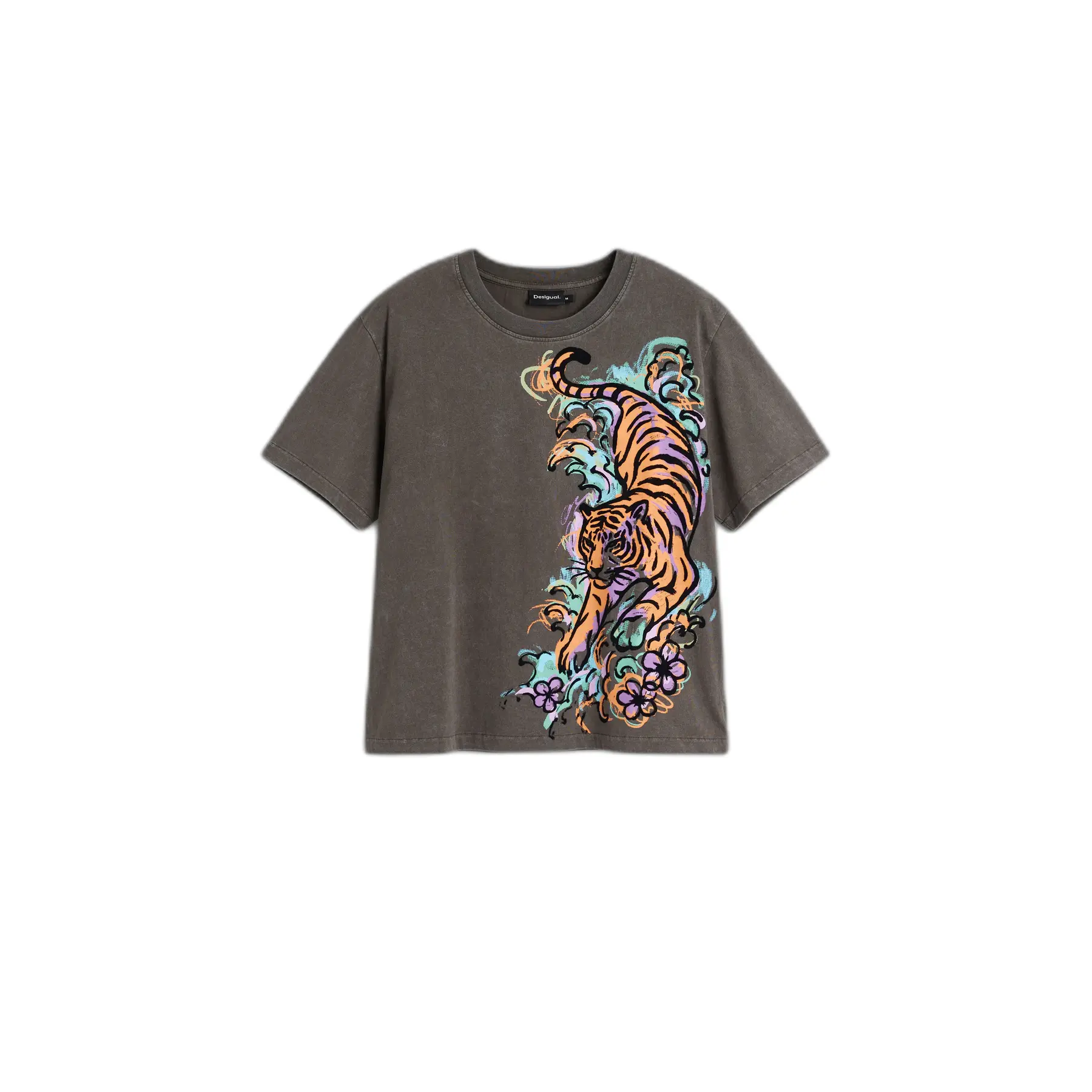 T-shirt da donna Desigual Tiger