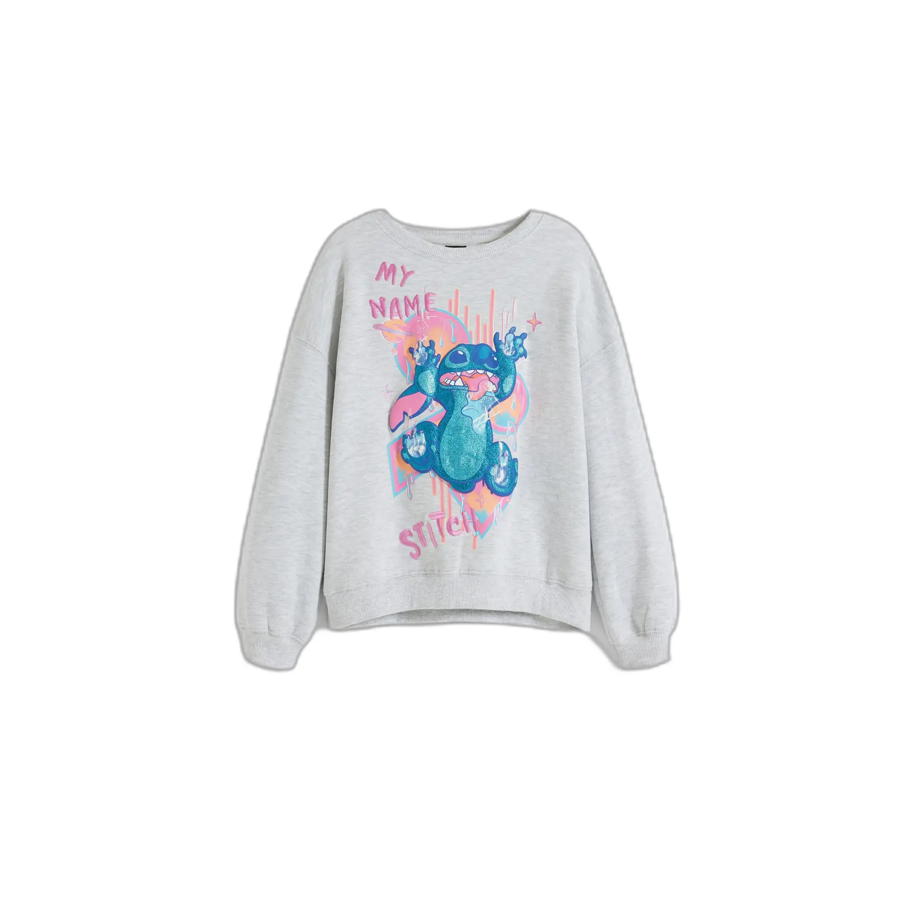 Felpa da bambina Desigual My Name Stitch