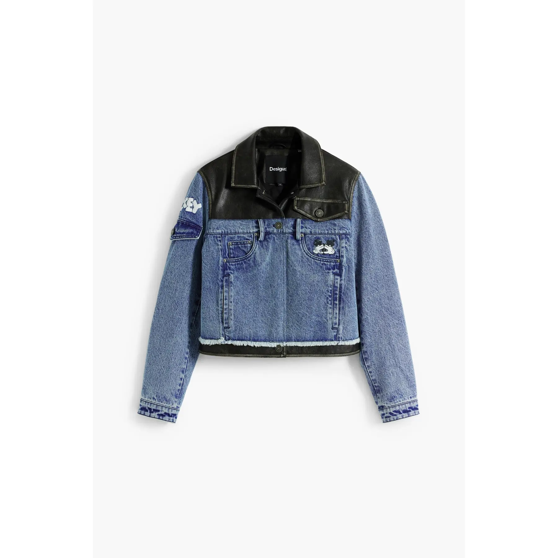 Jeansjacke Damen Desigual Constrast Mickey