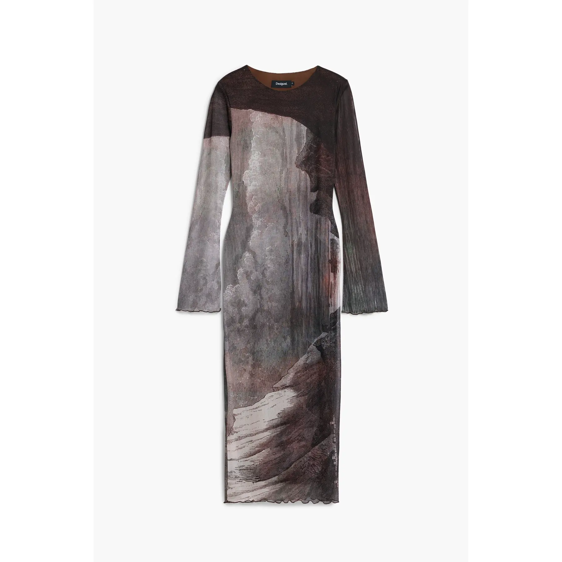 Kleid mit langen Ärmeln, Damen Desigual Abyss Lacroix