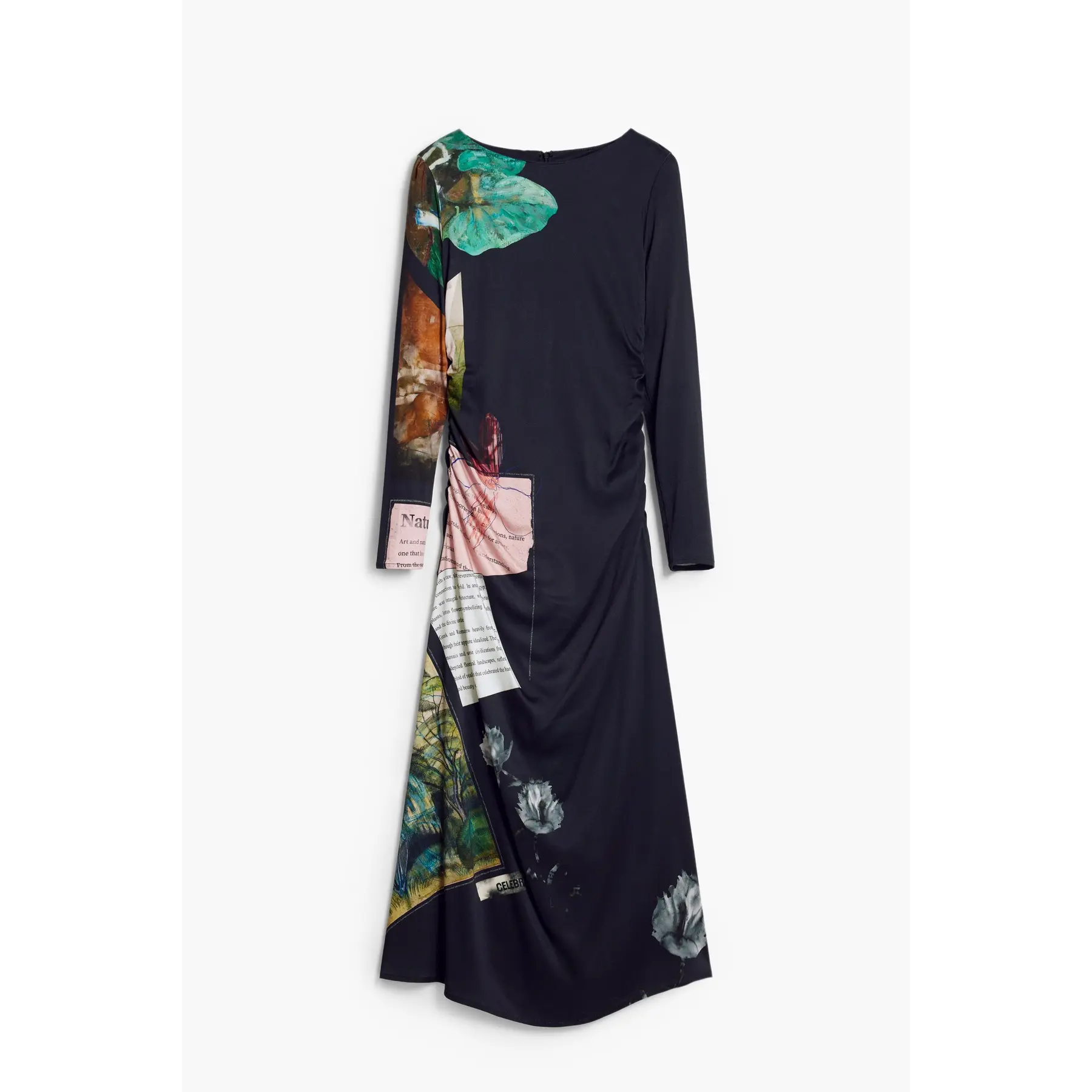 Vestito donna a maniche lunghe Desigual Patch Fiona