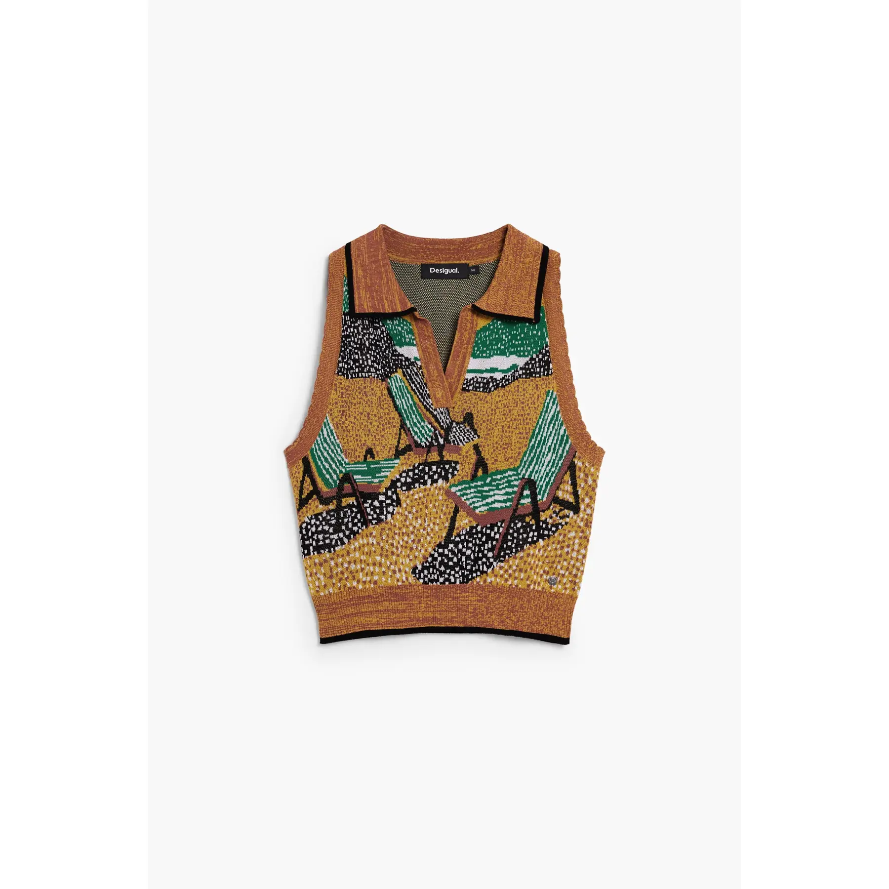 Maglione senza maniche da donna Desigual Budapest