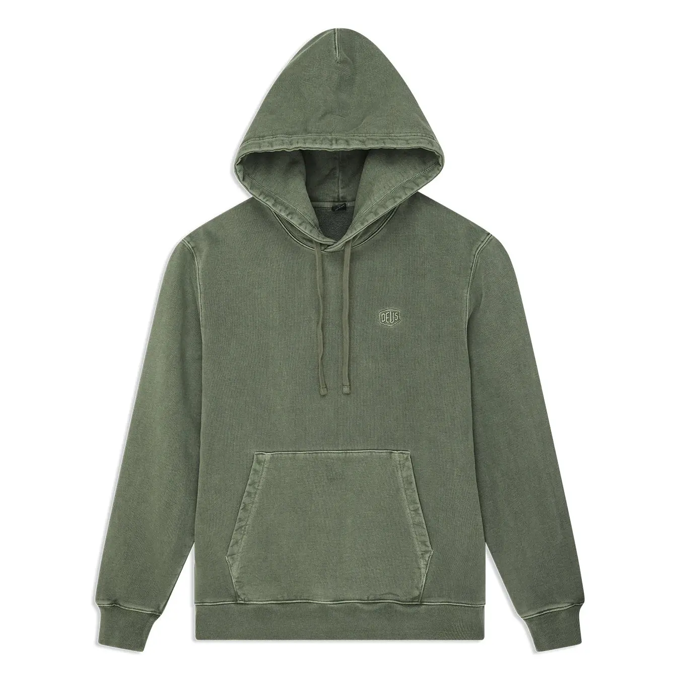 Hoodie Deus Ex Machina Shield Garment Dyed