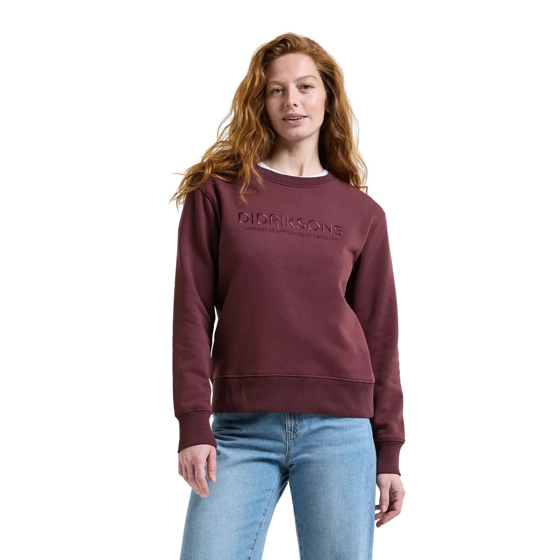 Sweatshirt Damen Didriksons Callie Emb