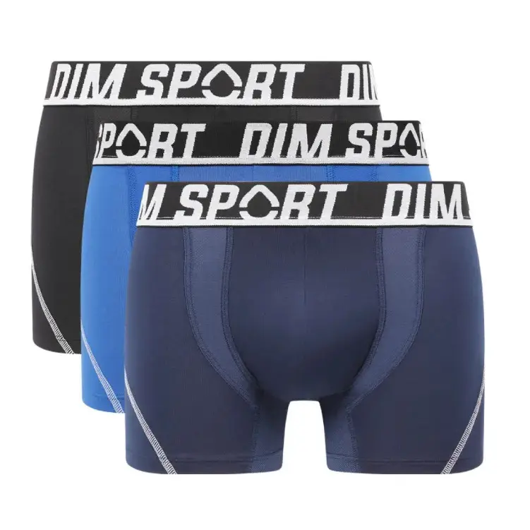 Set di 3 Boxer DIM Microfibre Sport