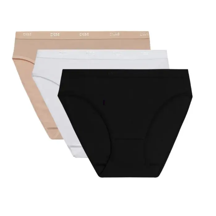 Set di 3 Mutandine donna DIM Coton Stretch Pockets Eco