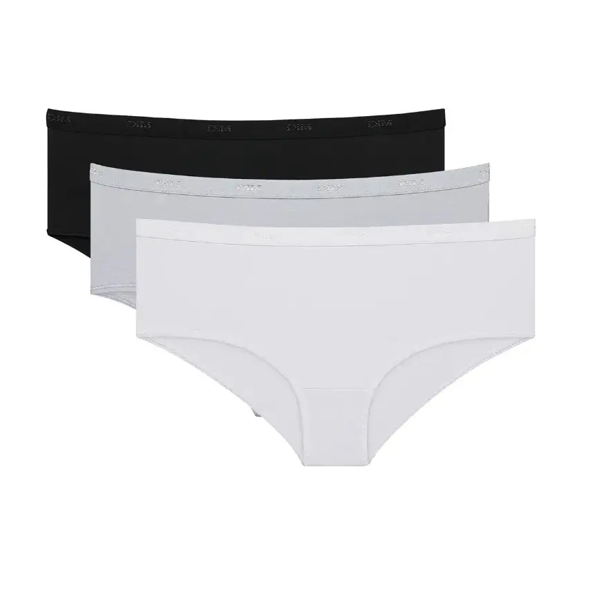 Set di 3 Boxer donna DIM Coton Stretch Pockets Eco