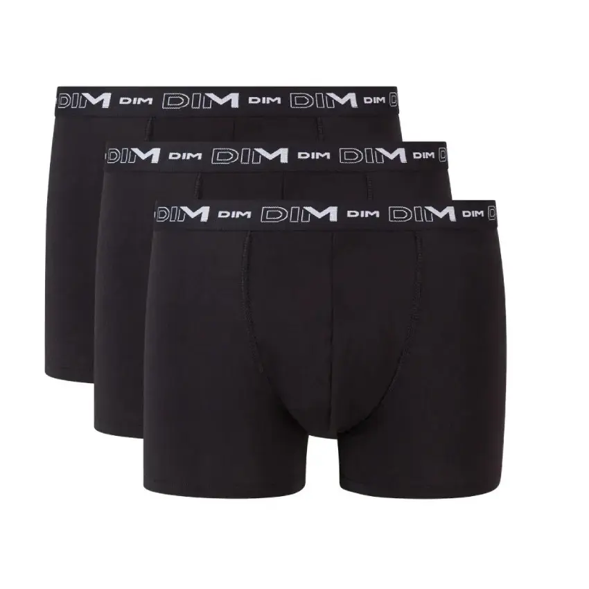 Set di 3 Boxer DIM Coton Stretch