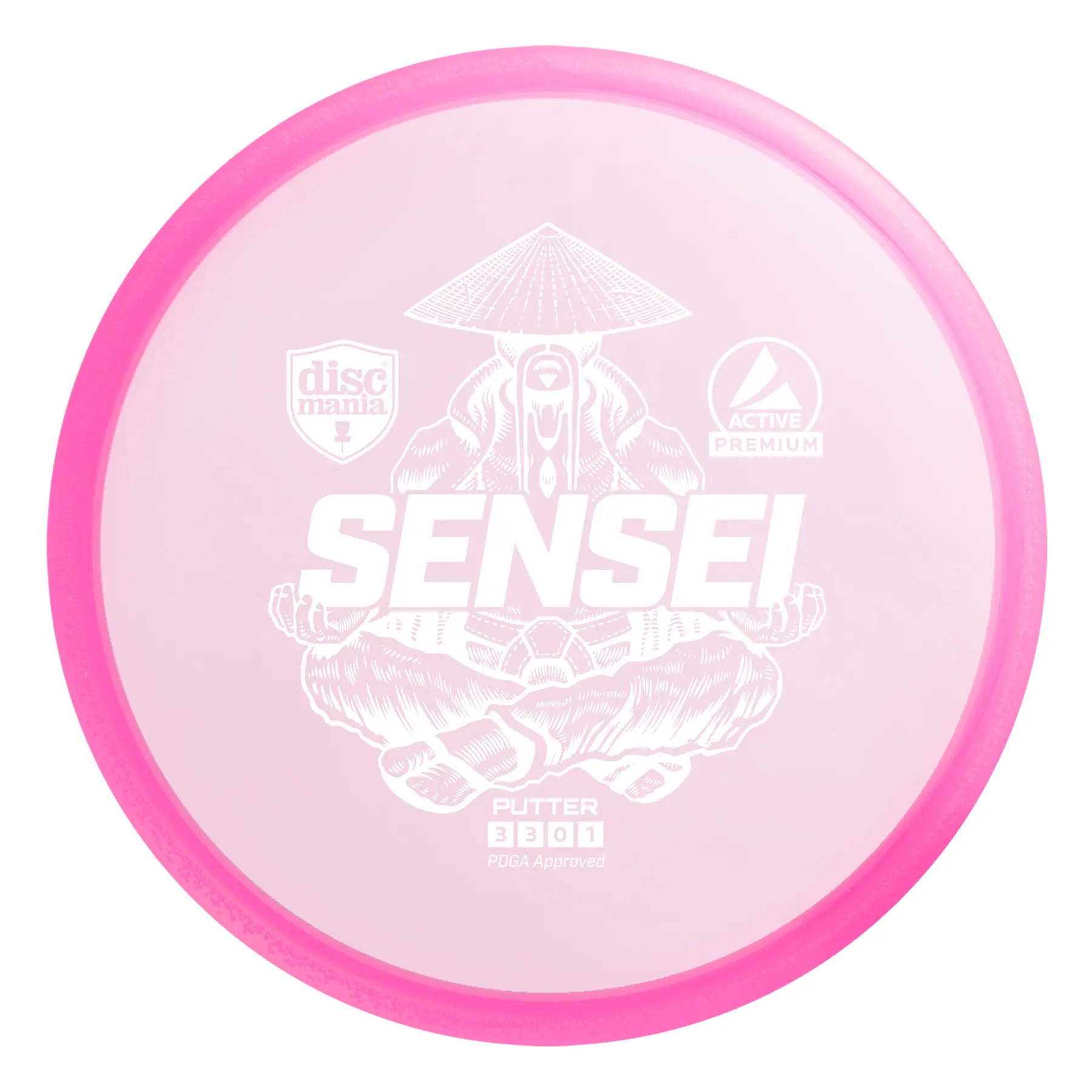 Discmania Unisex Rosa Golfscheibe Active Premium-Line Sensei