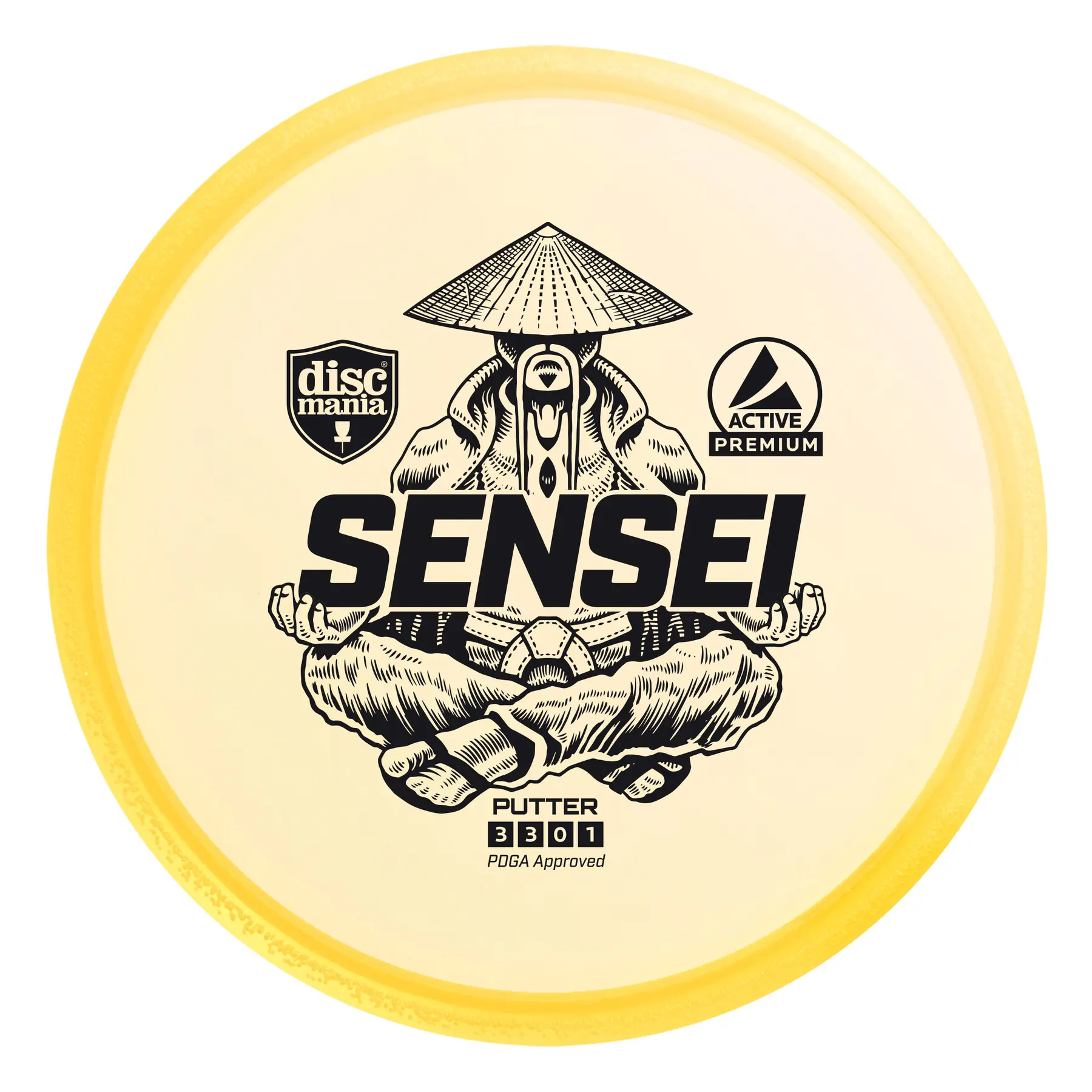Discmania Unisex Gelb Golfscheibe Active Premium-Line Sensei