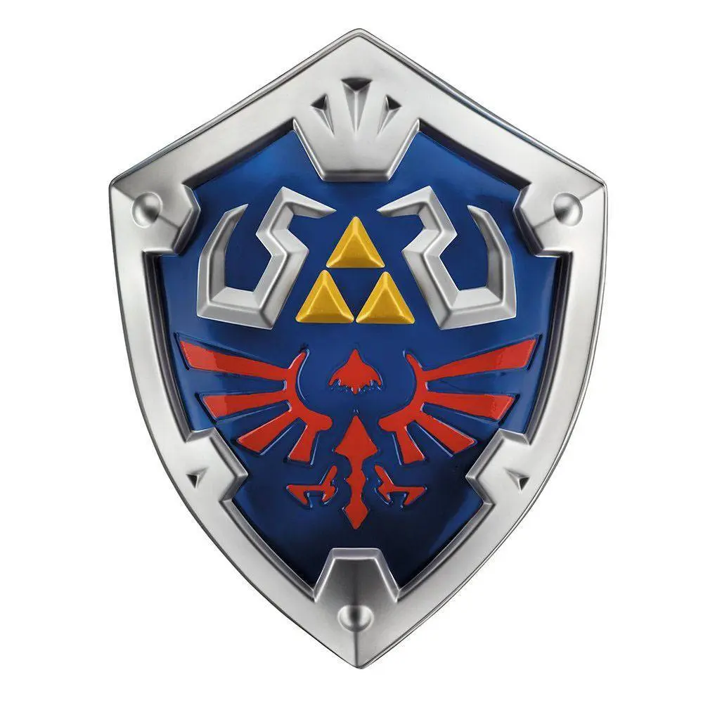 Disguise Argenté Objet Décoratif Plastique Bouclier Legend Of Zelda Skyward Sword Link´S Hylian Shield