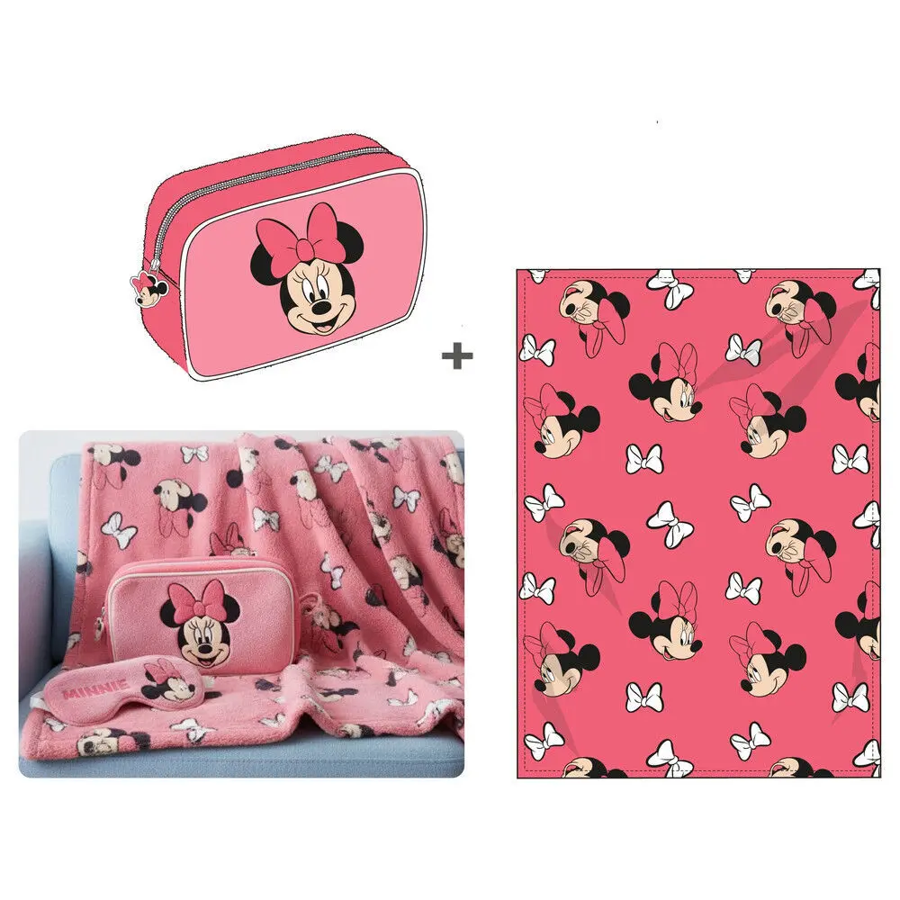 Couverture + trousse Disney Minnie Couverture + trousse Disney Minnie