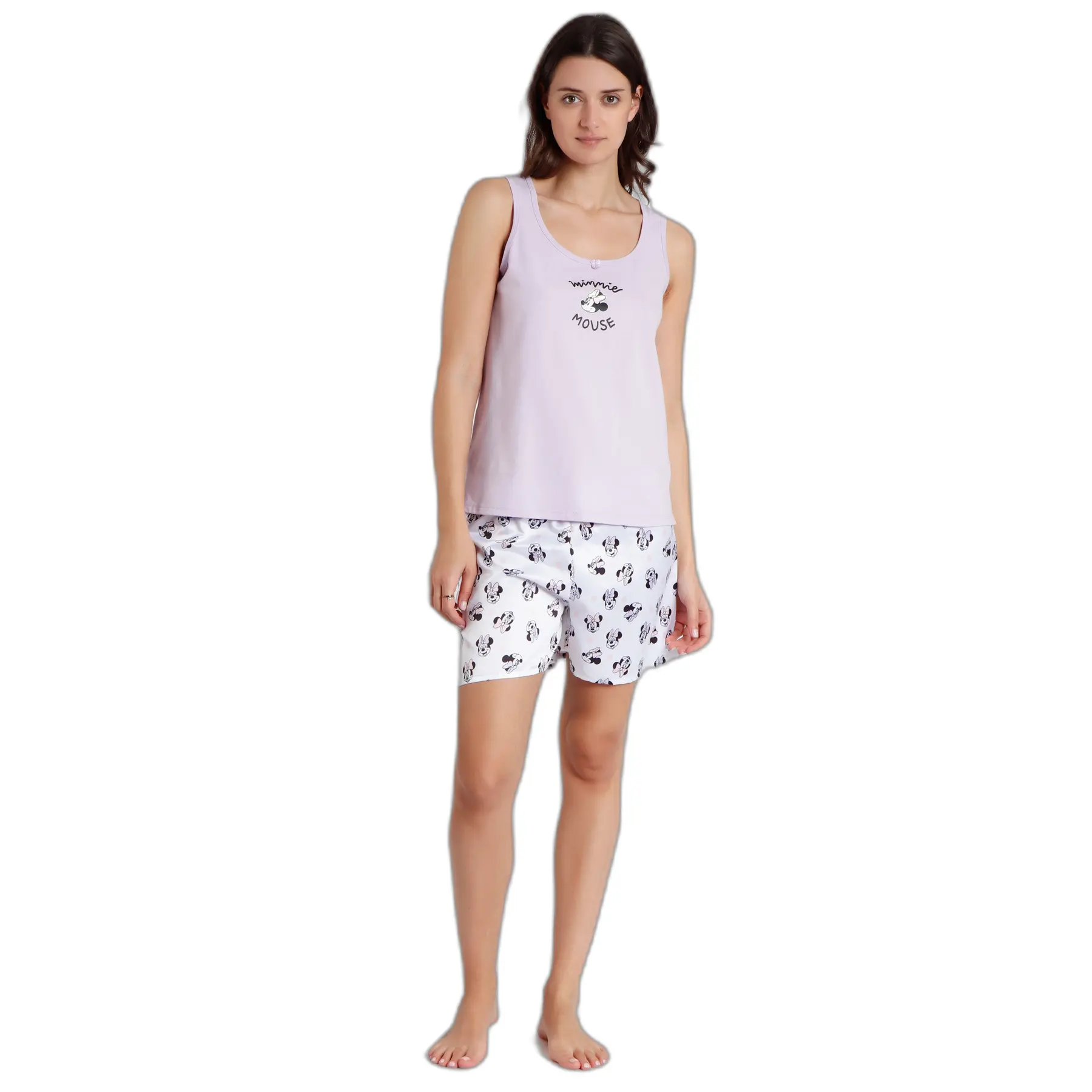 Ärmelloses Damenpyjama Disney Soft Minnie