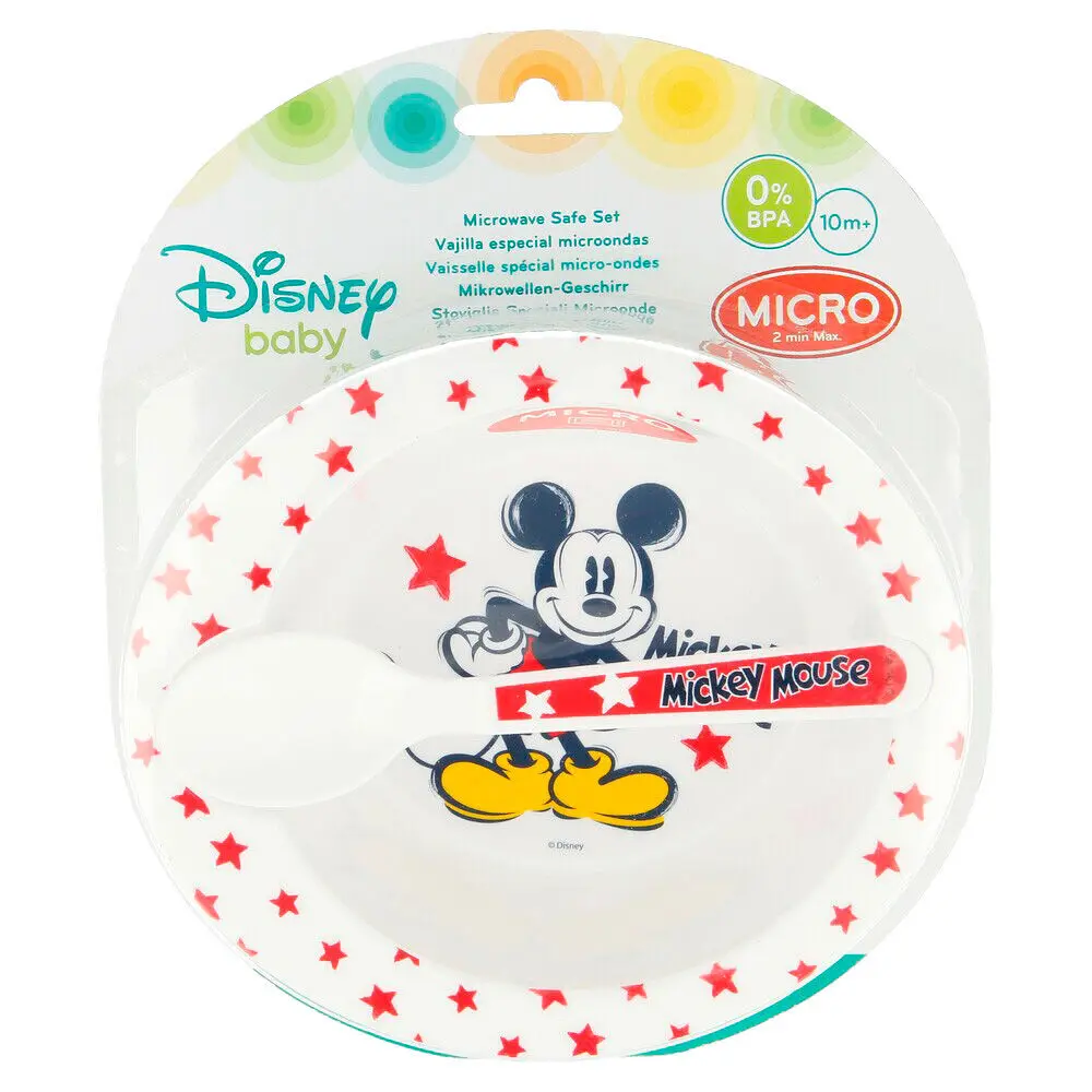 Teller und Löffel Disney Mickey