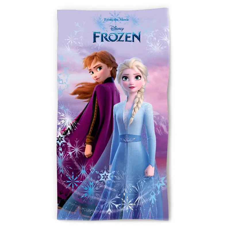 Serviette de plage en coton fille Disney Frozen Elsa & Anna