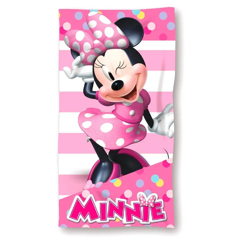 Disney Mädchen Rosa Strandtuch Aus Baumwolle, Minnie