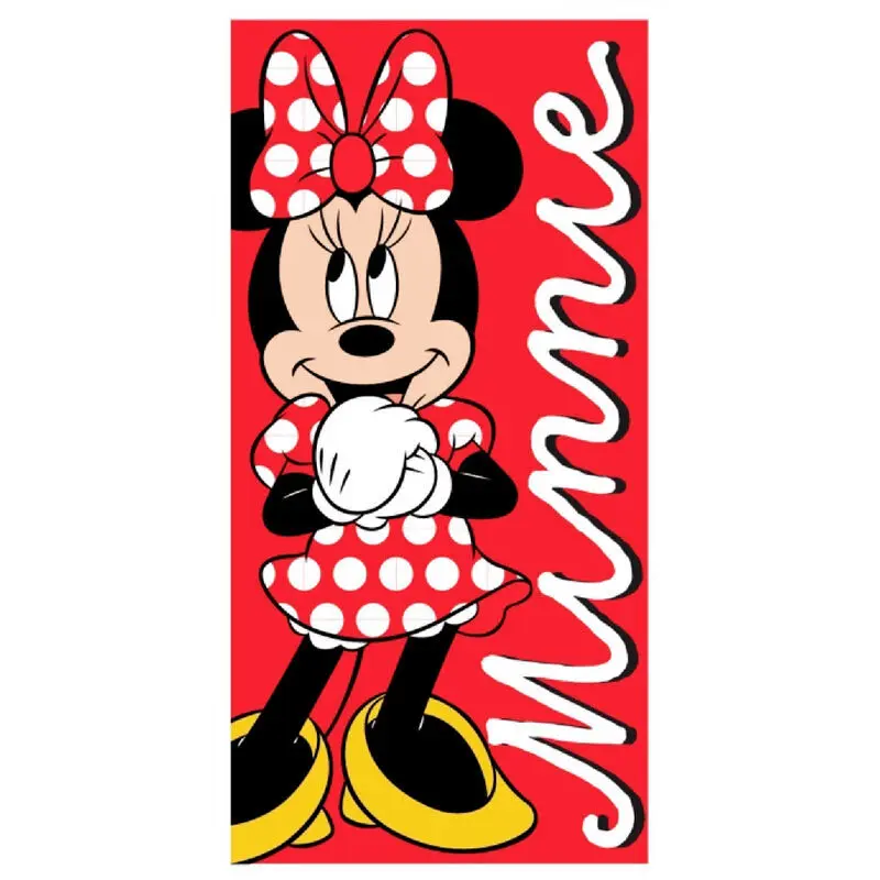 Serviette de plage en microfibre fille Disney Minnie