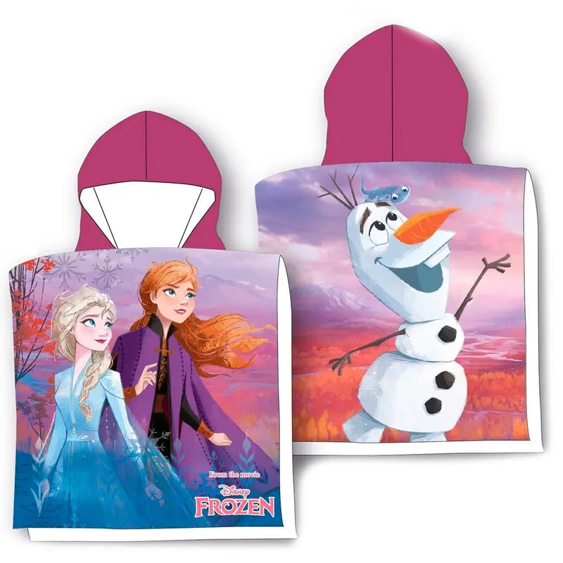 Poncho en cotton enfant Disney Frozen