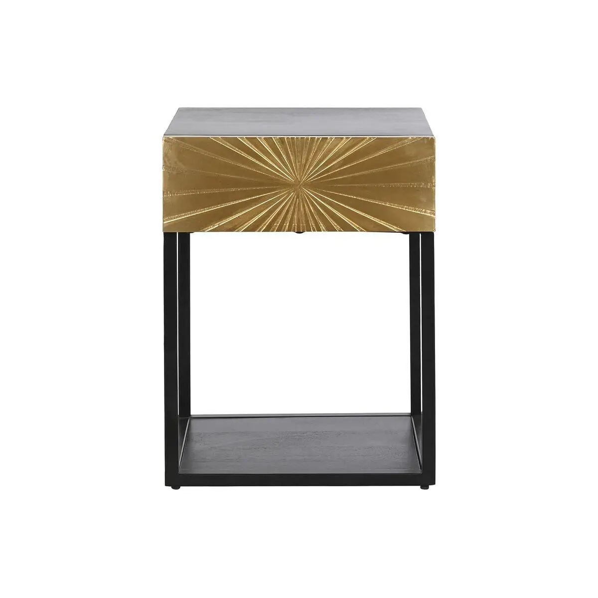 Nachttisch Metall Holz DKD Home Decor