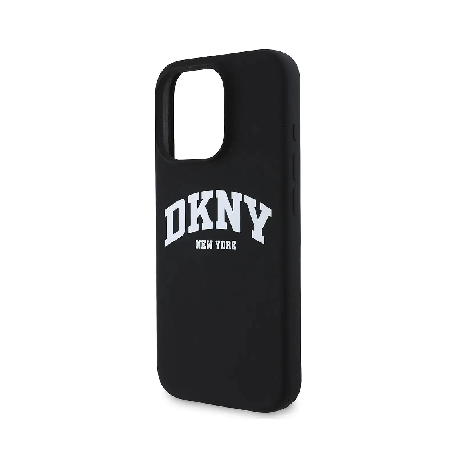 Dkny Noir Coque Pour Iphone 16 Pro Edition Liquid Silicone Arch Compatible Magsafe - Image 4