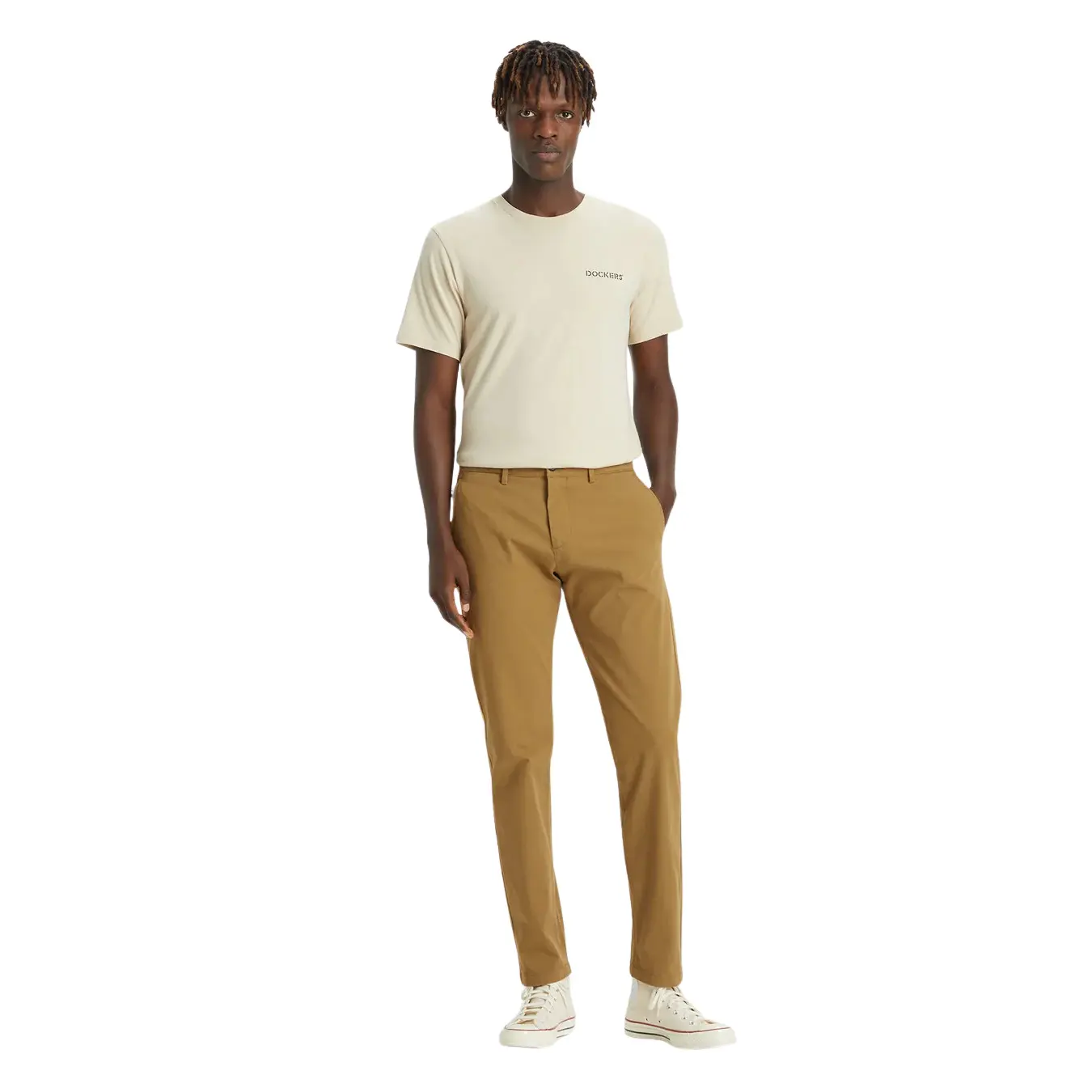 Pantaloni Slim Dockers Crafted Khaki Taper