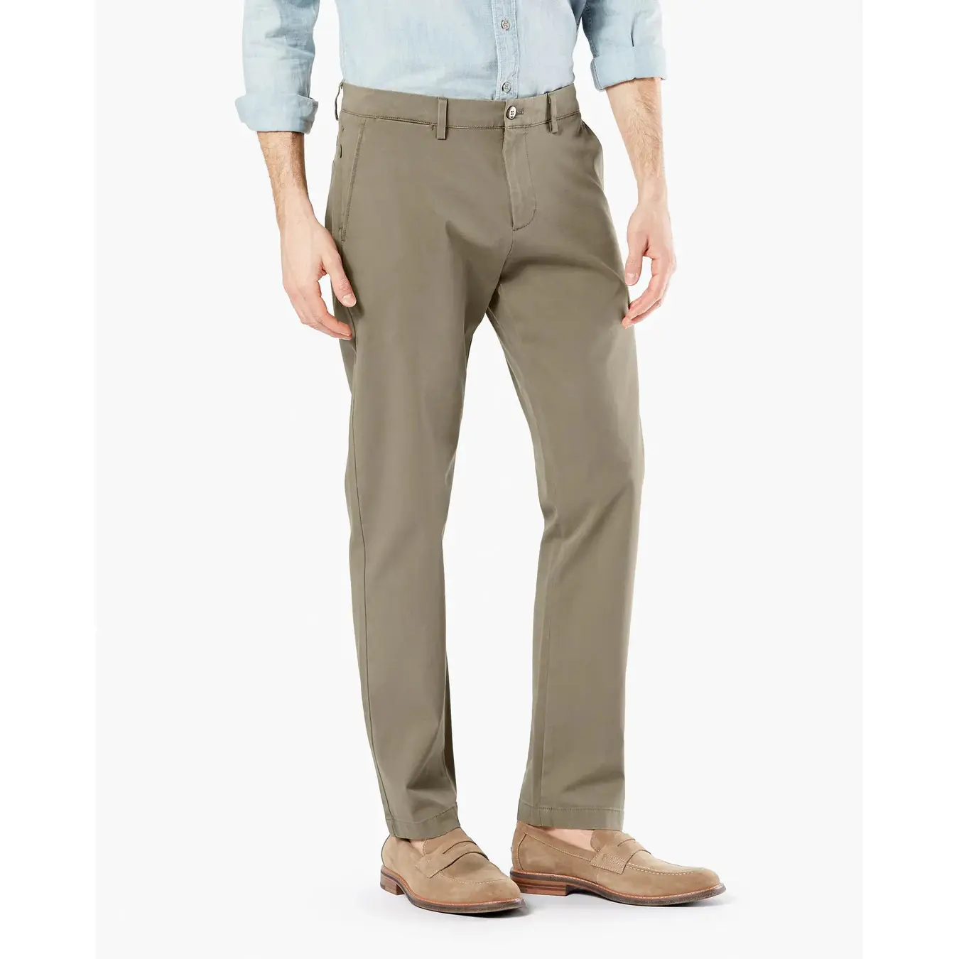 Pantaloni Slim Dockers Crafted Khaki Taper