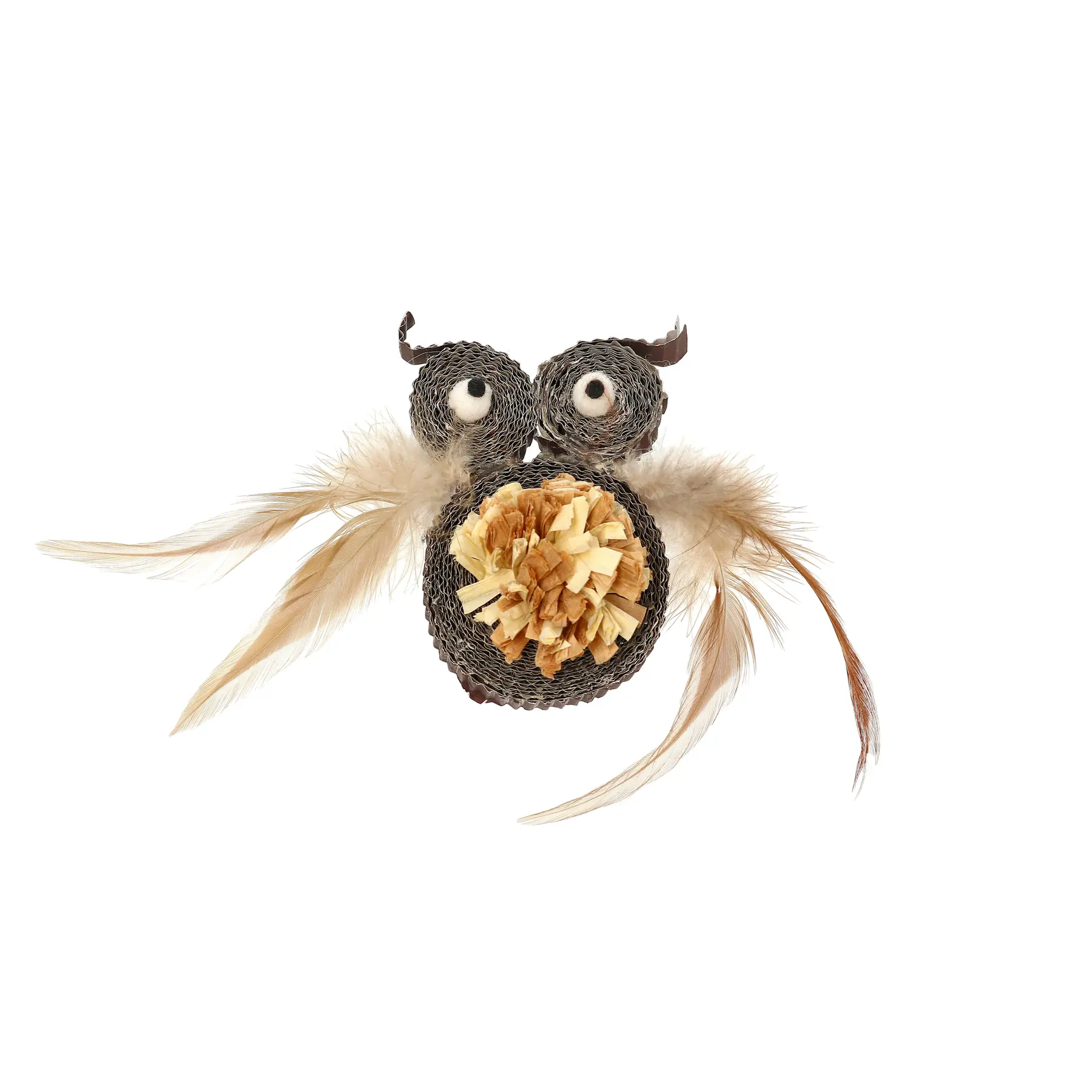 Giocattoli per gatti Dogman Natural Owl cardboard