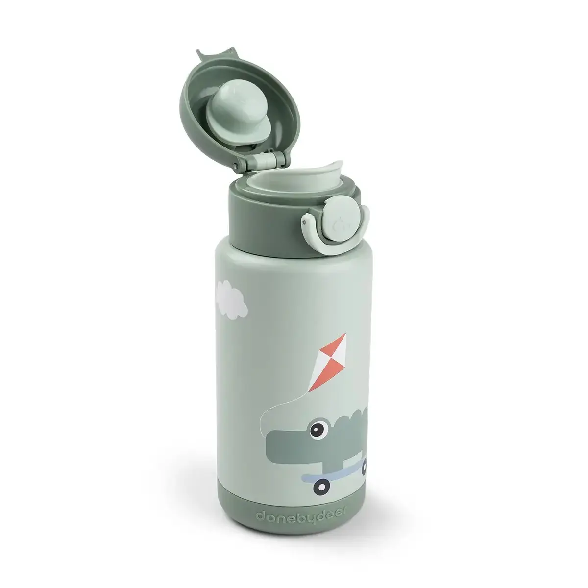 Done By Deer Grün Thermoflasche Playground 340Ml - Bild 3
