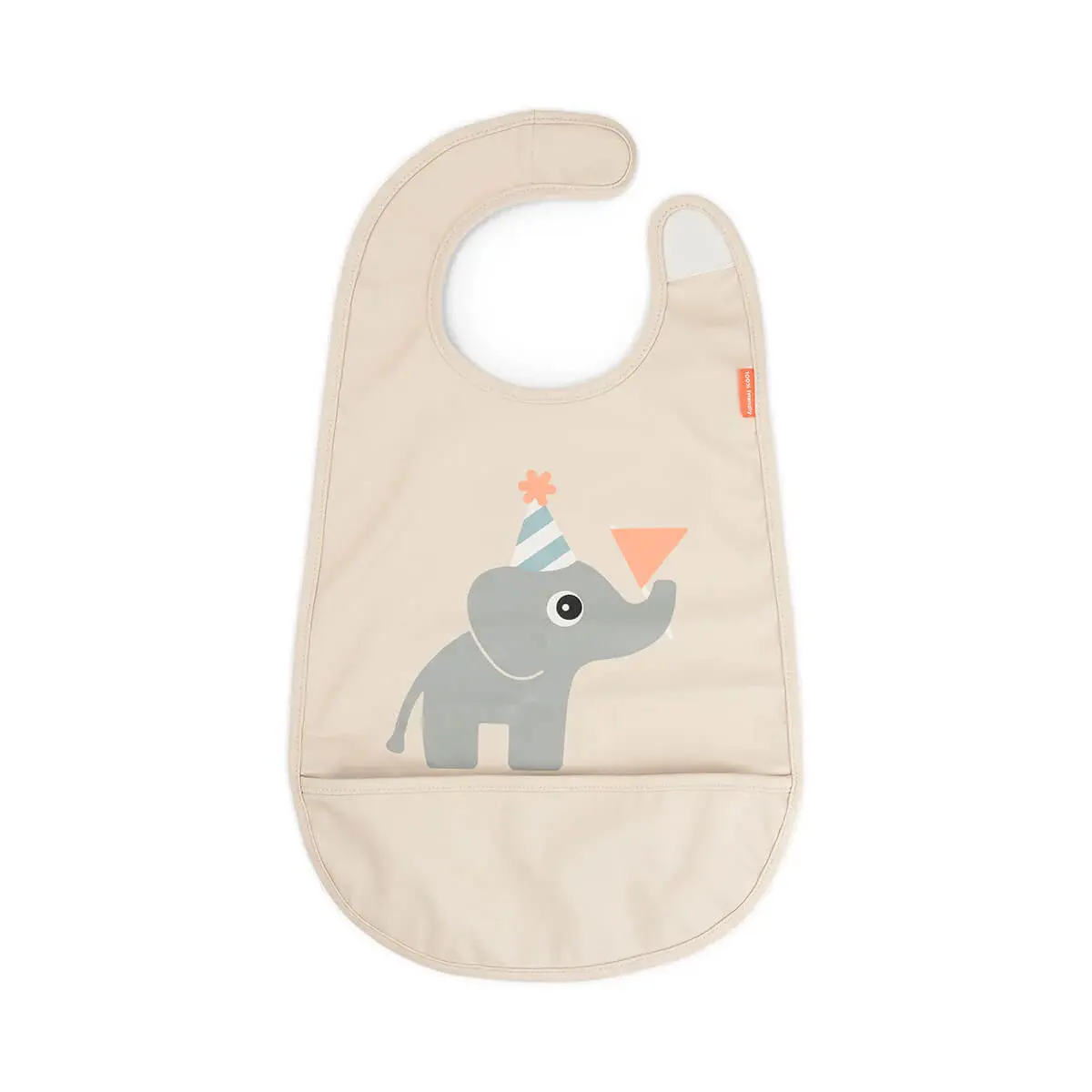 Bavaglino con chiusura in velcro neonato Done by Deer Celebration