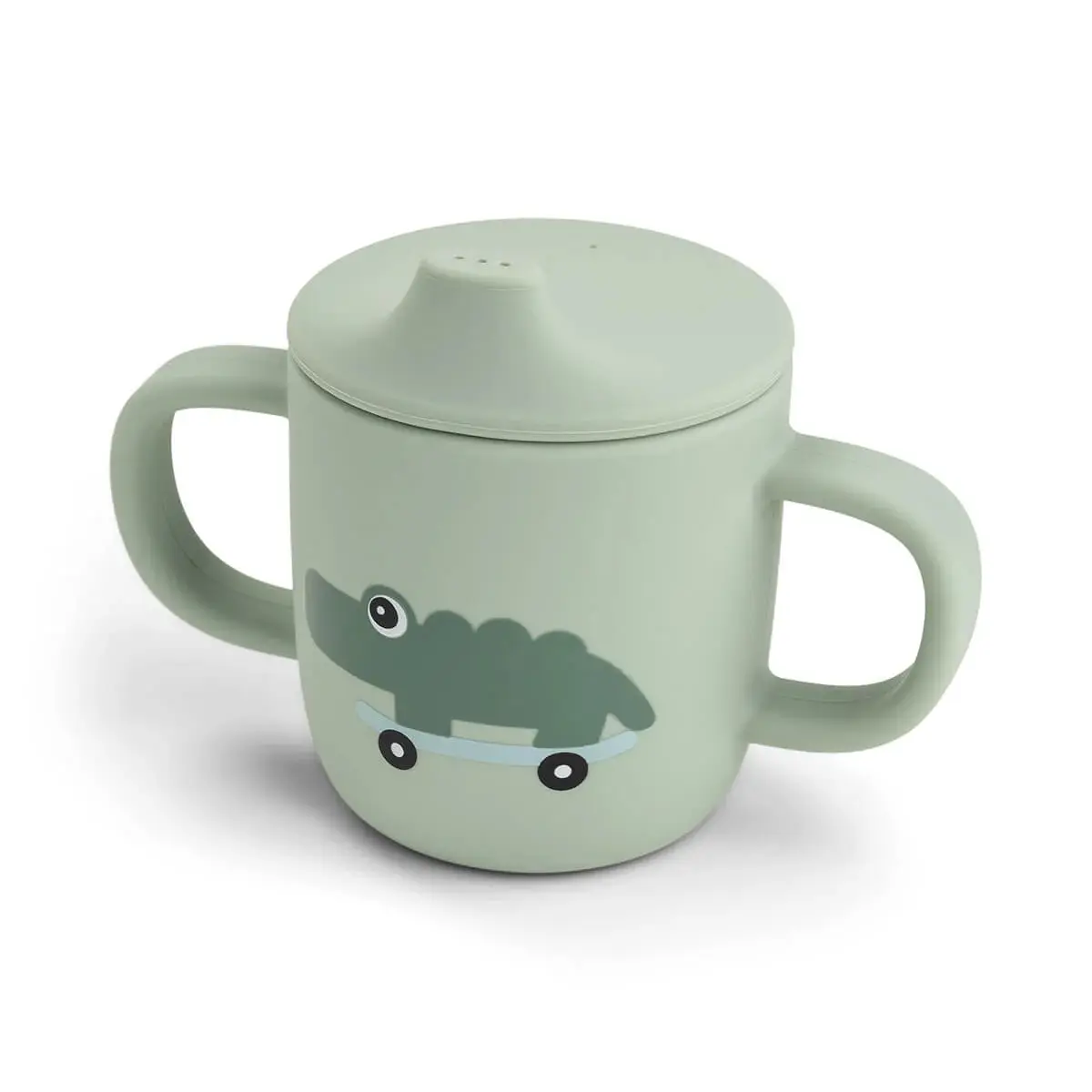 Tazza con beccuccio e 2 manici in silicone per bebè Done by Deer Playground