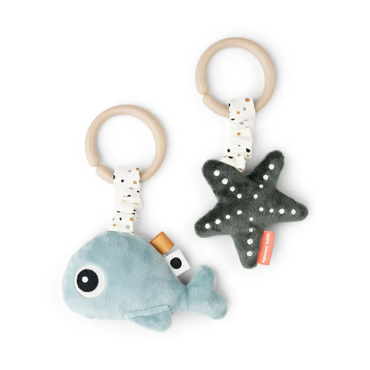 Done By Deer Unisex Baby Bleu Spielzeuge Zur Frühförderung Zum Aufhängen Für Babys Wally (X2)