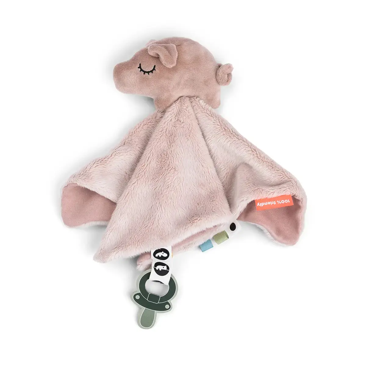 Done By Deer Rosa Baby Kuscheltuch Pigee - Bild 2